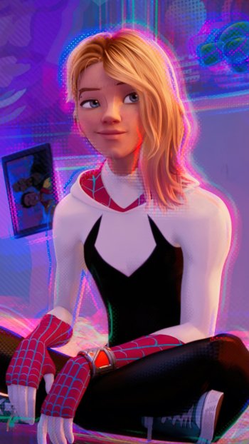 Gwen Stacy movie Spider-Man: Across the Spider-Verse Phone Wallpaper