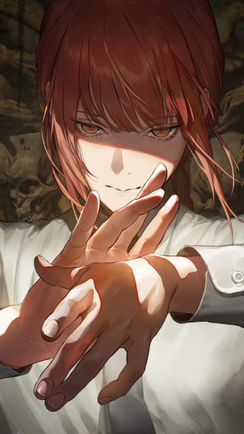 Anime Chainsaw Man Makima (Chainsaw Man) Phone Wallpaper