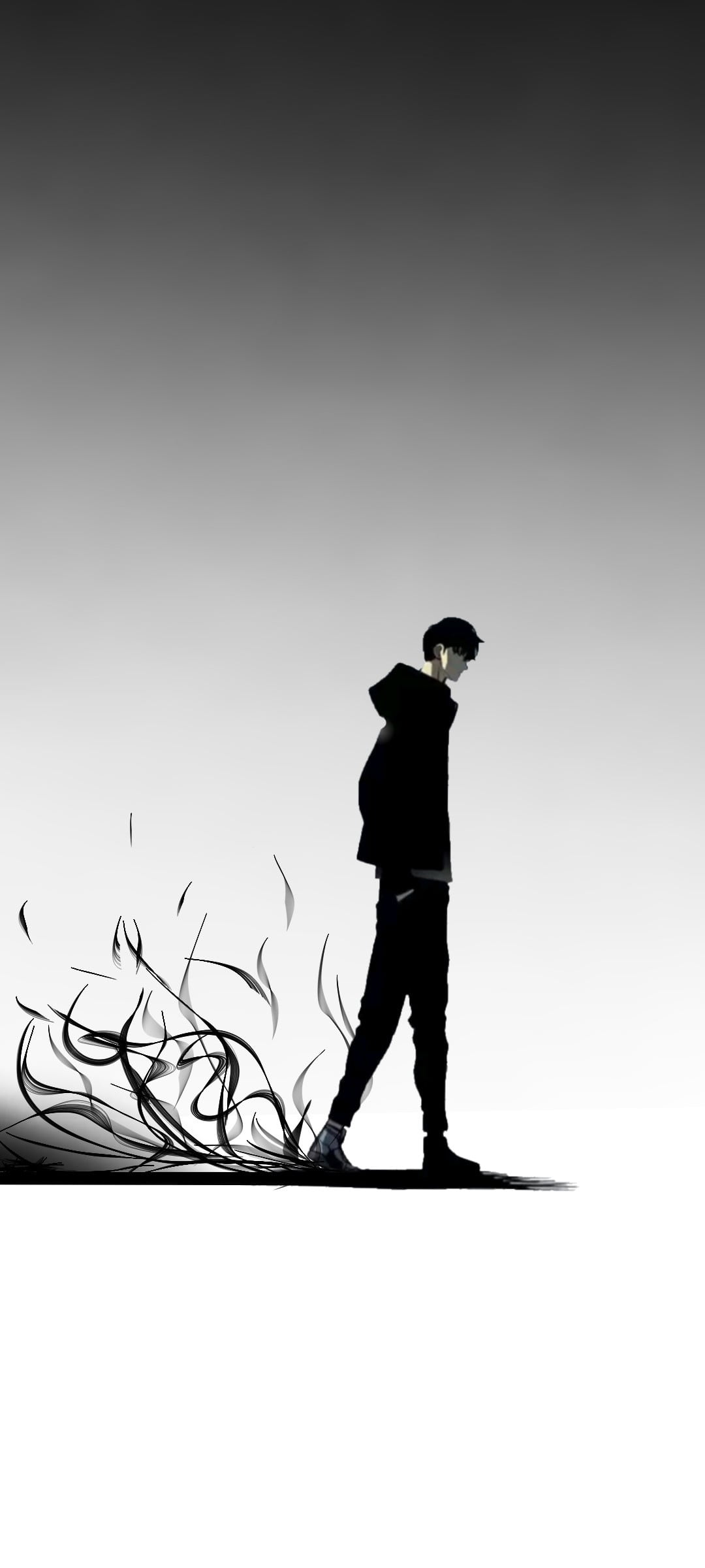 Sung Jin Woo Solo Leveling Anime Minimalist Wallpaper