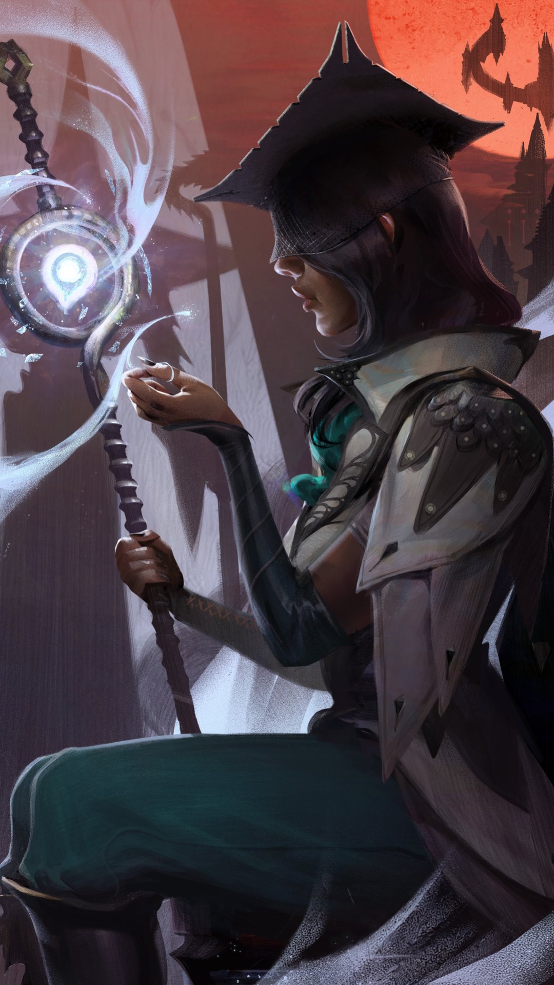 Dragon Age: The Veilguard Mage - Stunning Phone Wallpaper