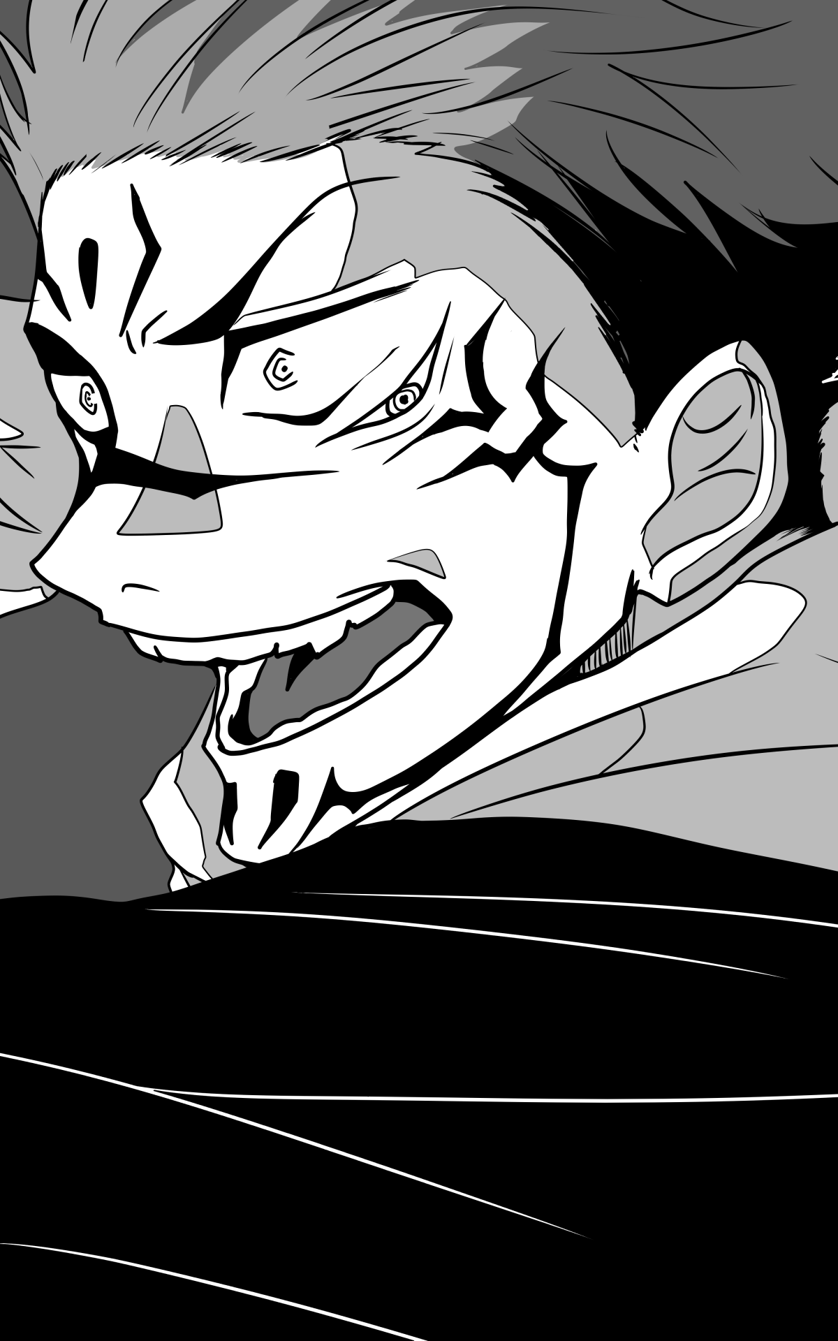 Download Sukuna (Jujutsu Kaisen) Anime Jujutsu Kaisen Phone Wallpaper