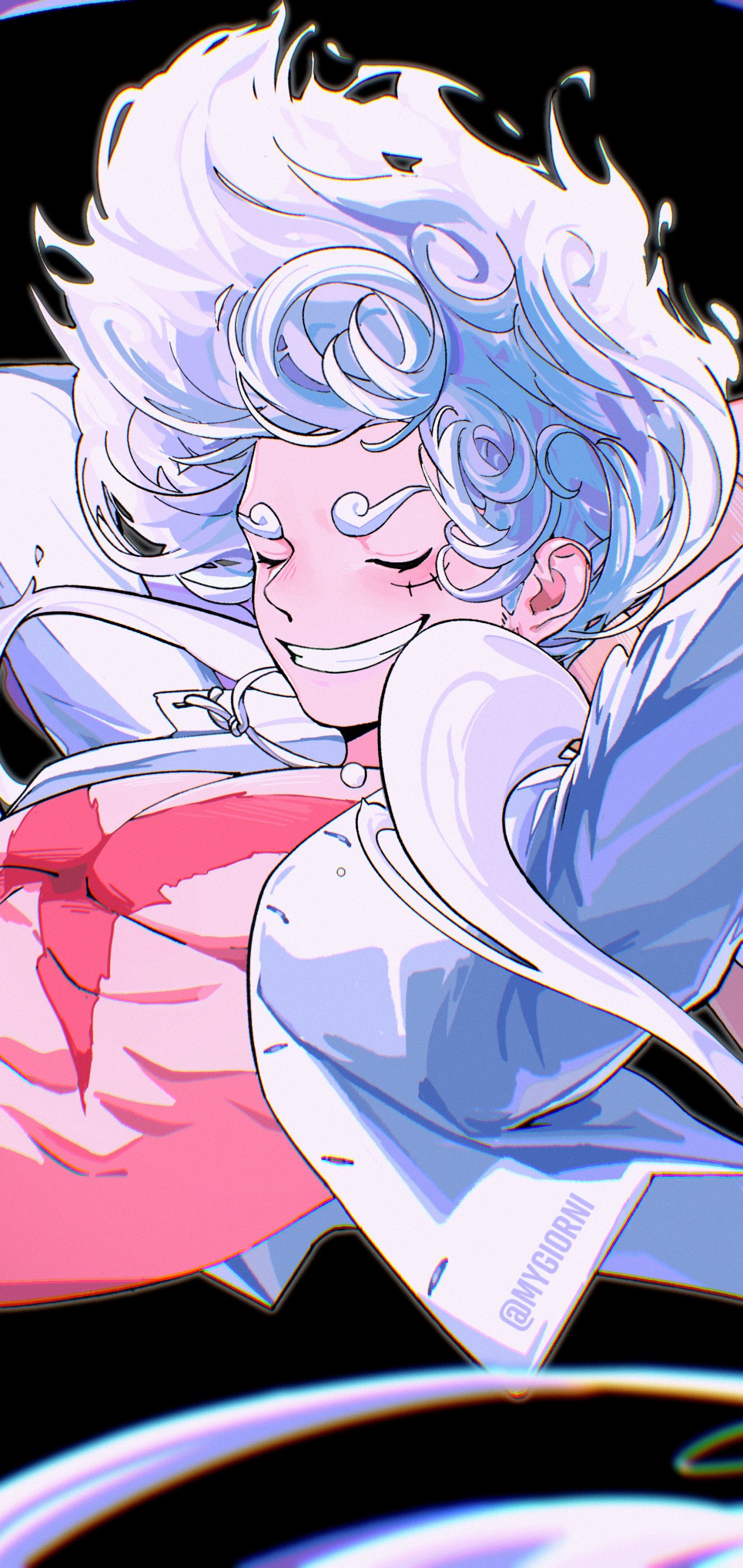 Download Gear 5 (One Piece) Monkey D. Luffy Anime One Piece Phone Wallpaper