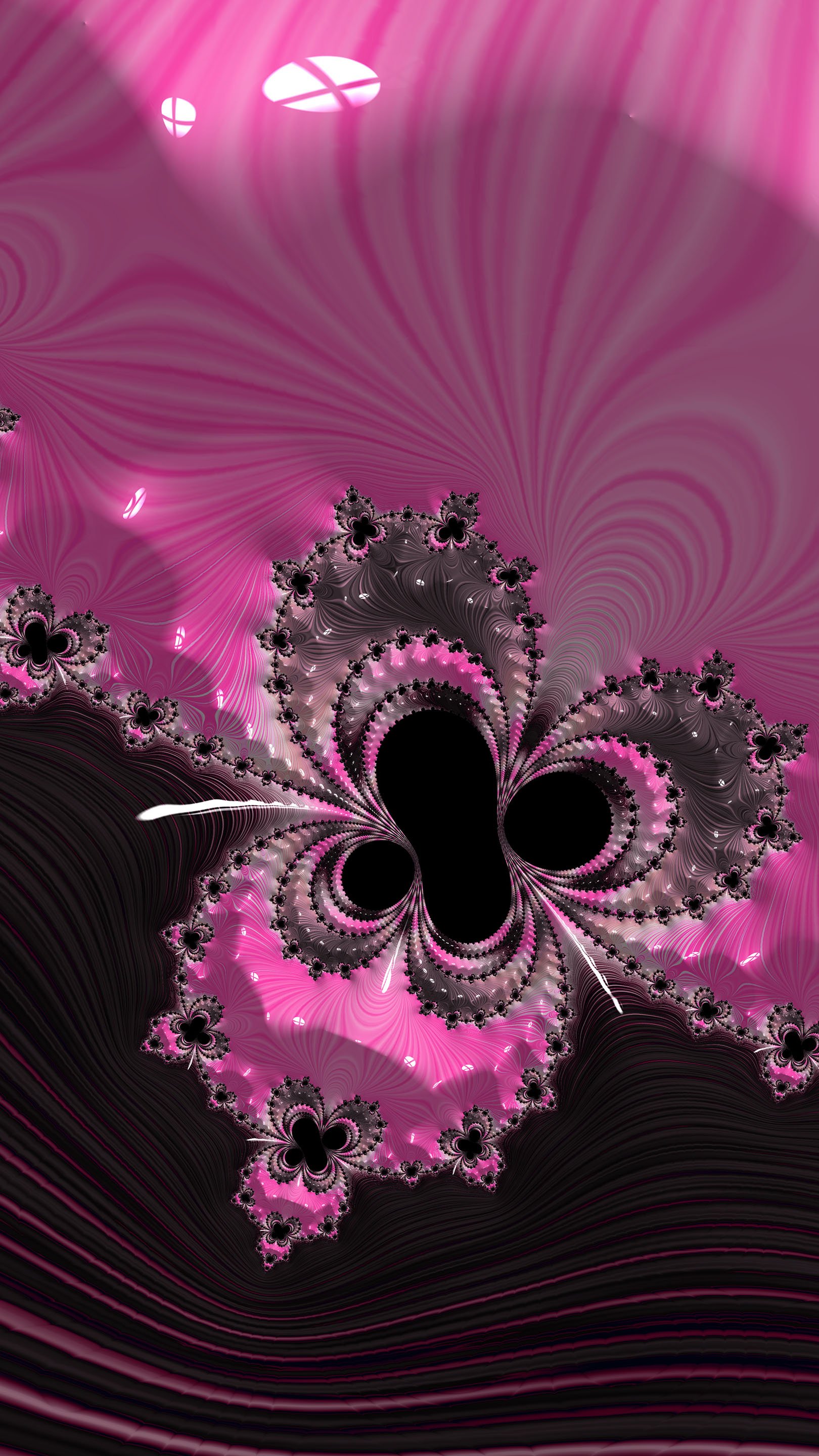 Trippy Psychedelic Fractal Wallpaper by Dr-Pen