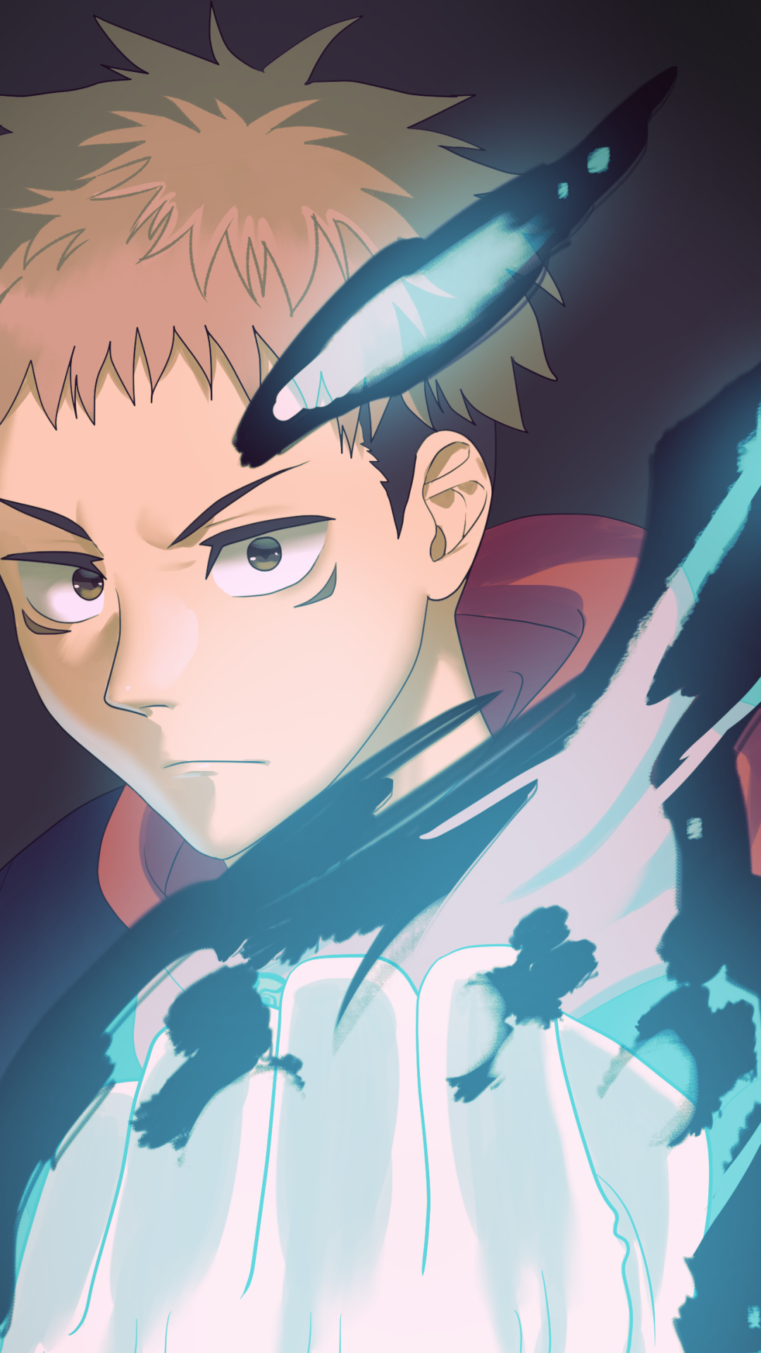 Download Yuji Itadori Anime Jujutsu Kaisen Phone Wallpaper