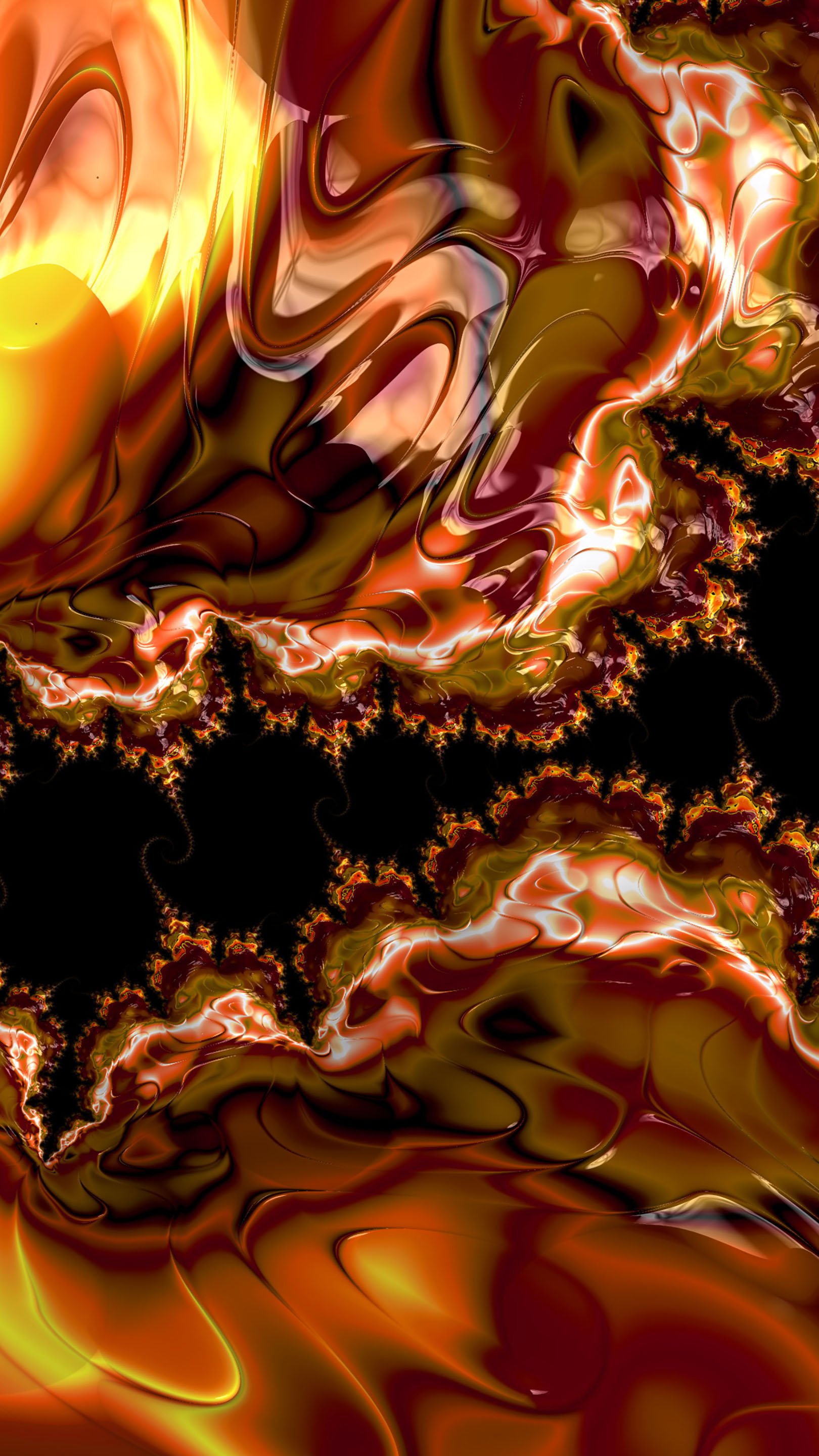 Trippy Psychedelic Fractal Wallpaper by Dr-Pen