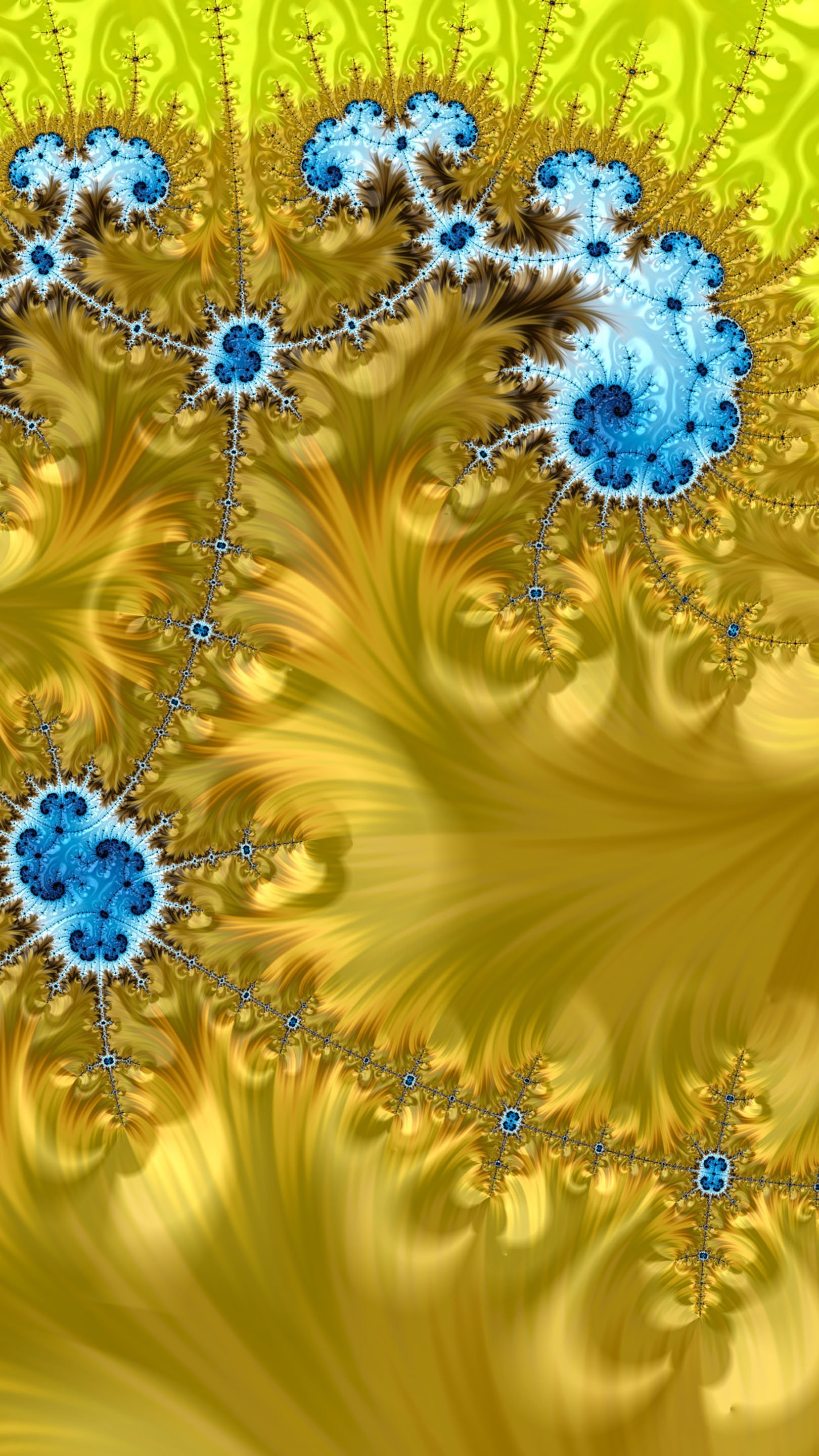 Trippy Psychedelic Fractal Wallpaper by Dr-Pen