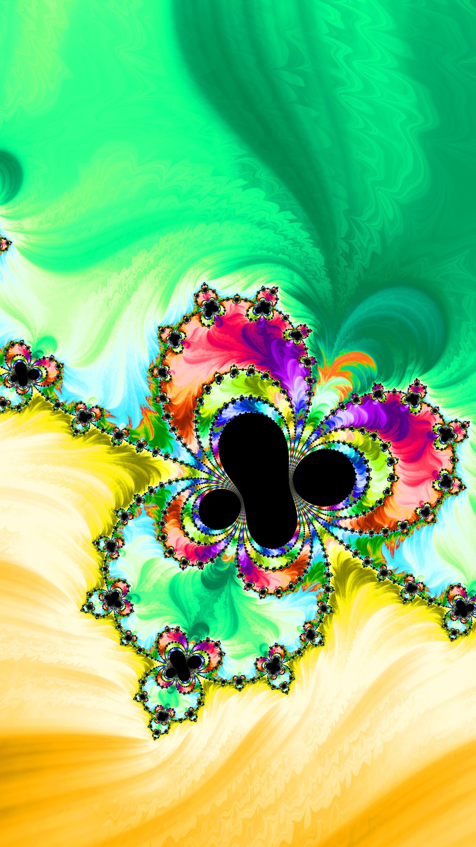 Trippy Psychedelic Fractal Wallpaper by Dr-Pen