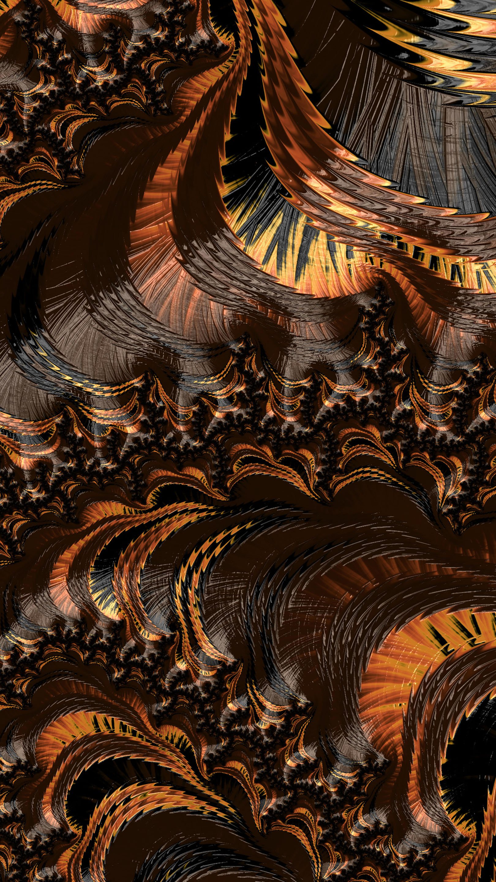 Trippy Psychedelic Fractal Wallpaper by Dr-Pen - Mobile Abyss