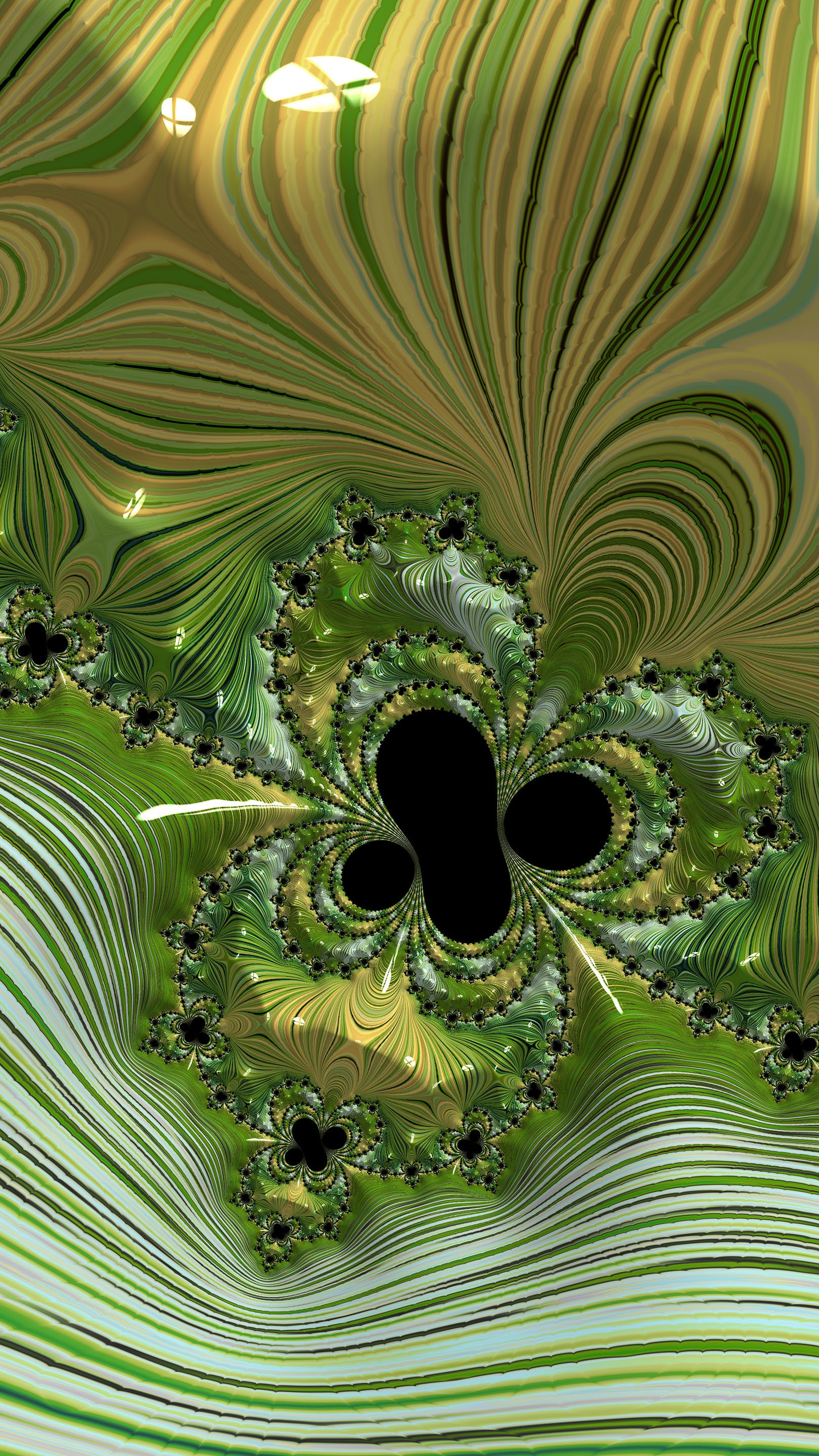 Trippy Psychedelic Fractal Wallpaper by Dr-Pen