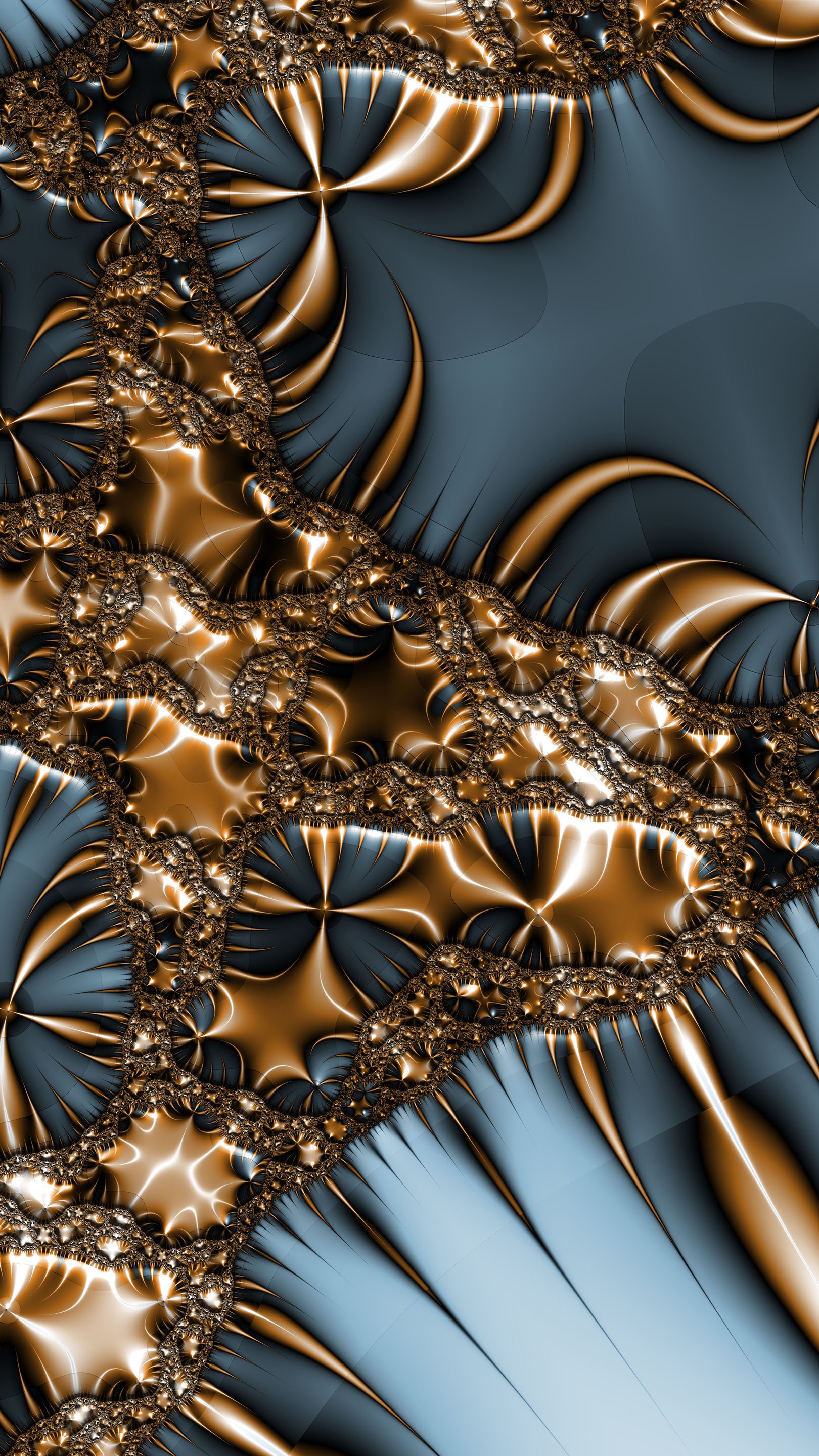 Trippy Psychedelic Fractal Wallpaper by Dr-Pen