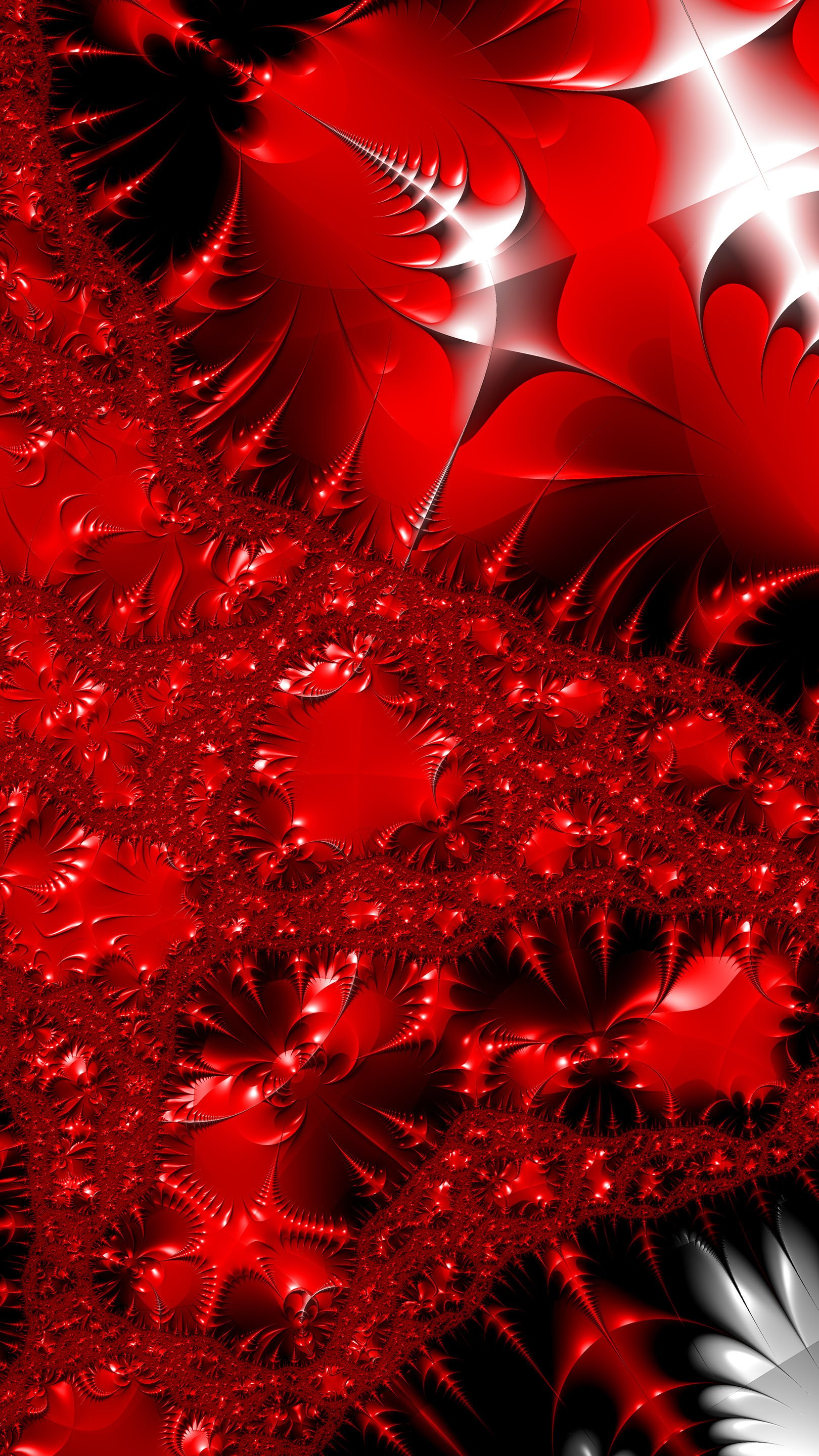 Trippy Psychedelic Fractal Wallpaper by Dr-Pen