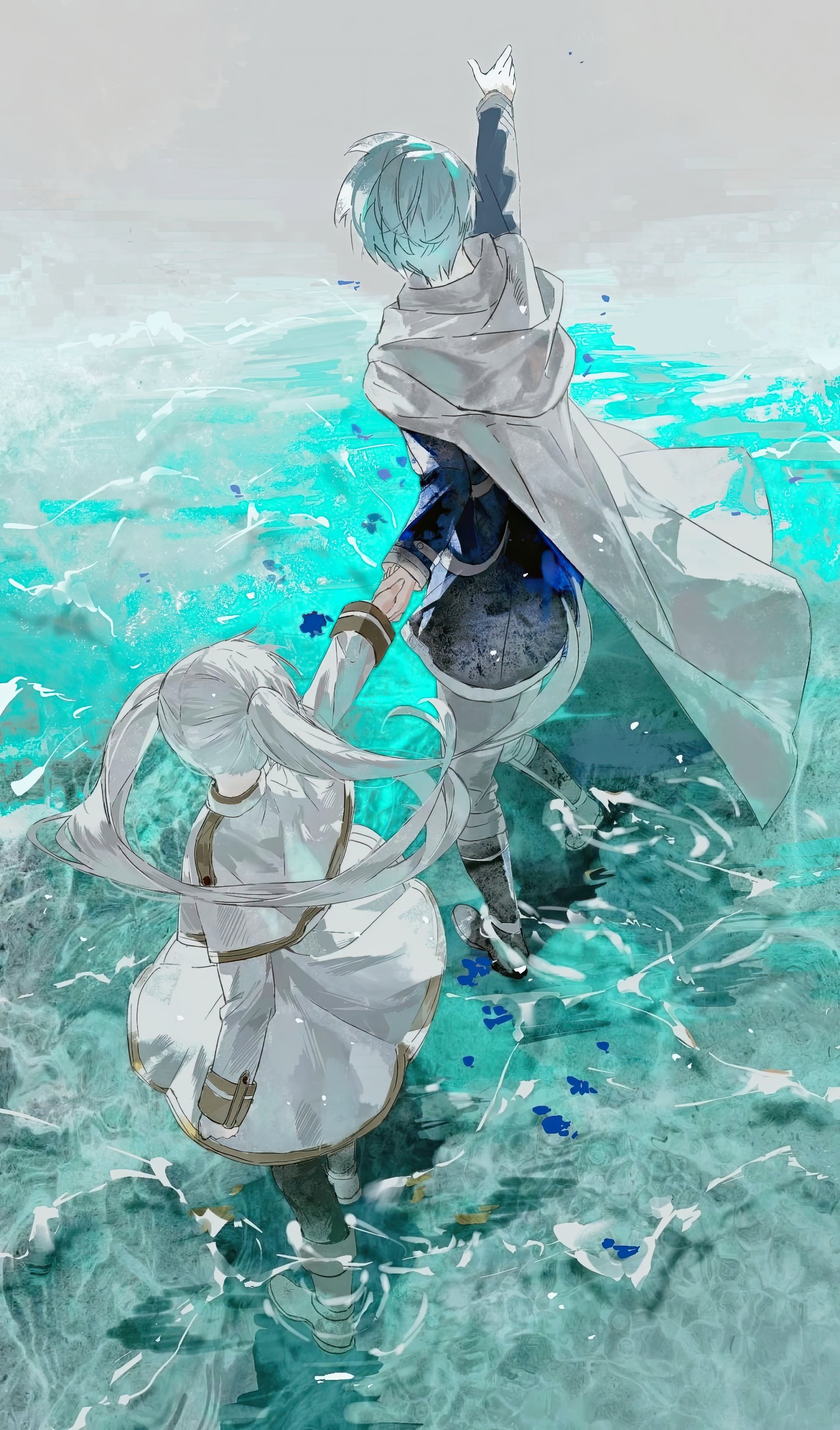 Download Frieren (Frieren: Beyond Journey's End) Himmel (Frieren: Beyond Journey's End) Anime Frieren: Beyond Journey's End Phone Wallpaper