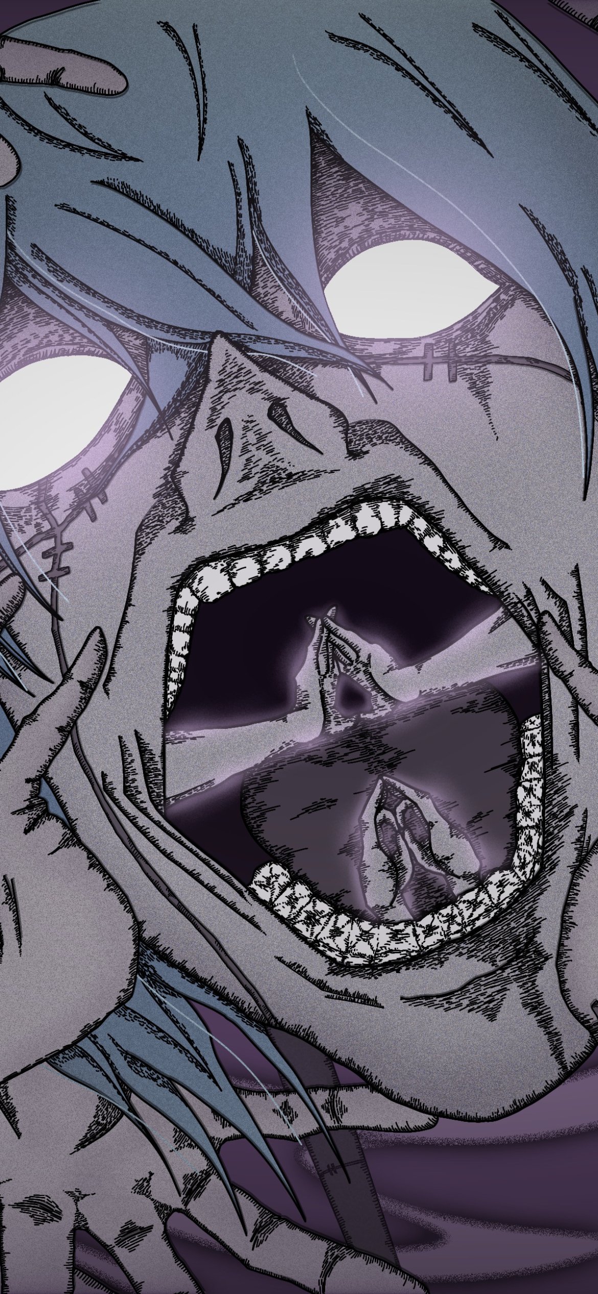 Download Anime Jujutsu Kaisen Mahito (Jujutsu Kaisen) Phone Wallpaper