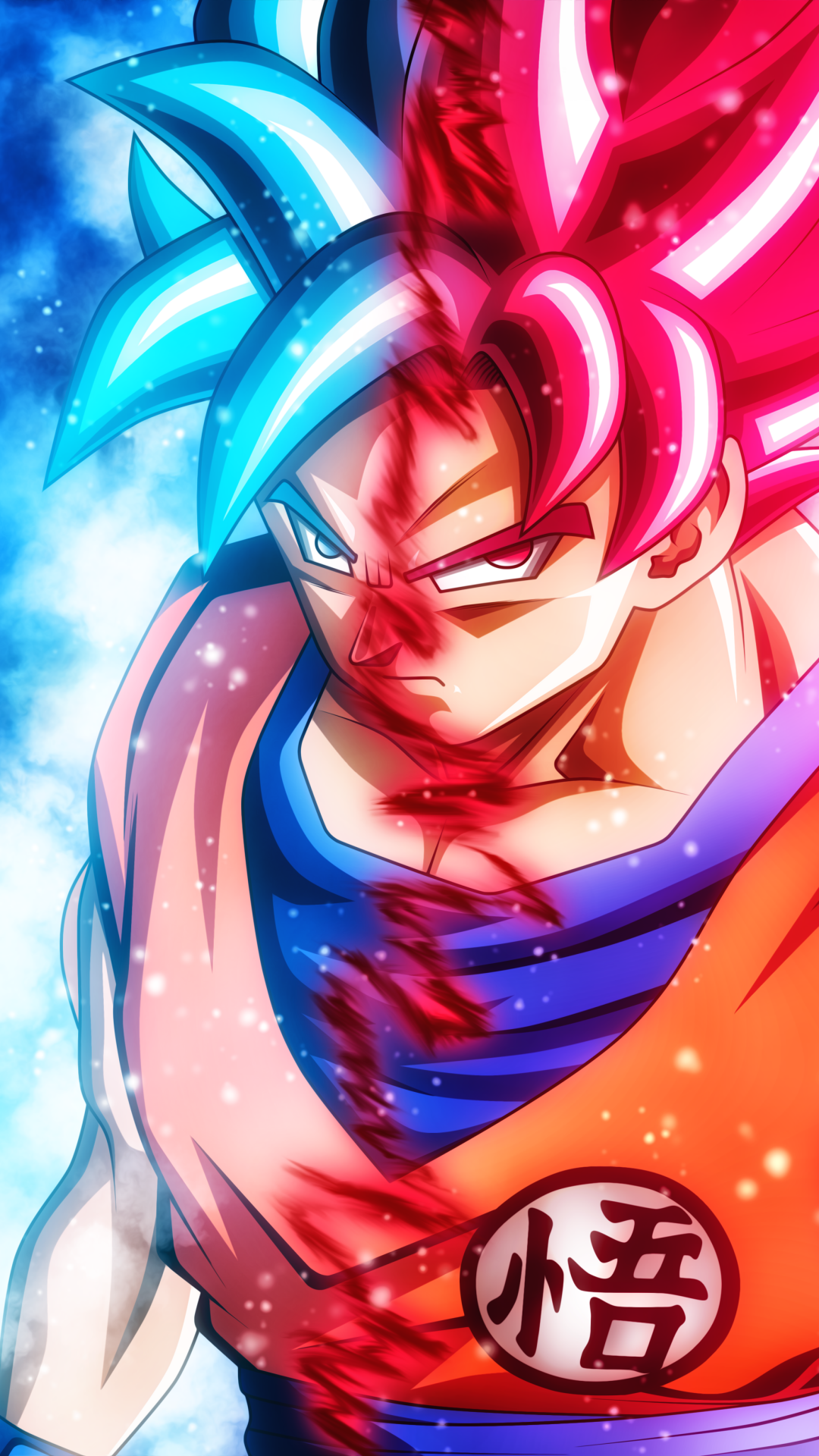 Super Saiyan God Phone Wallpapers