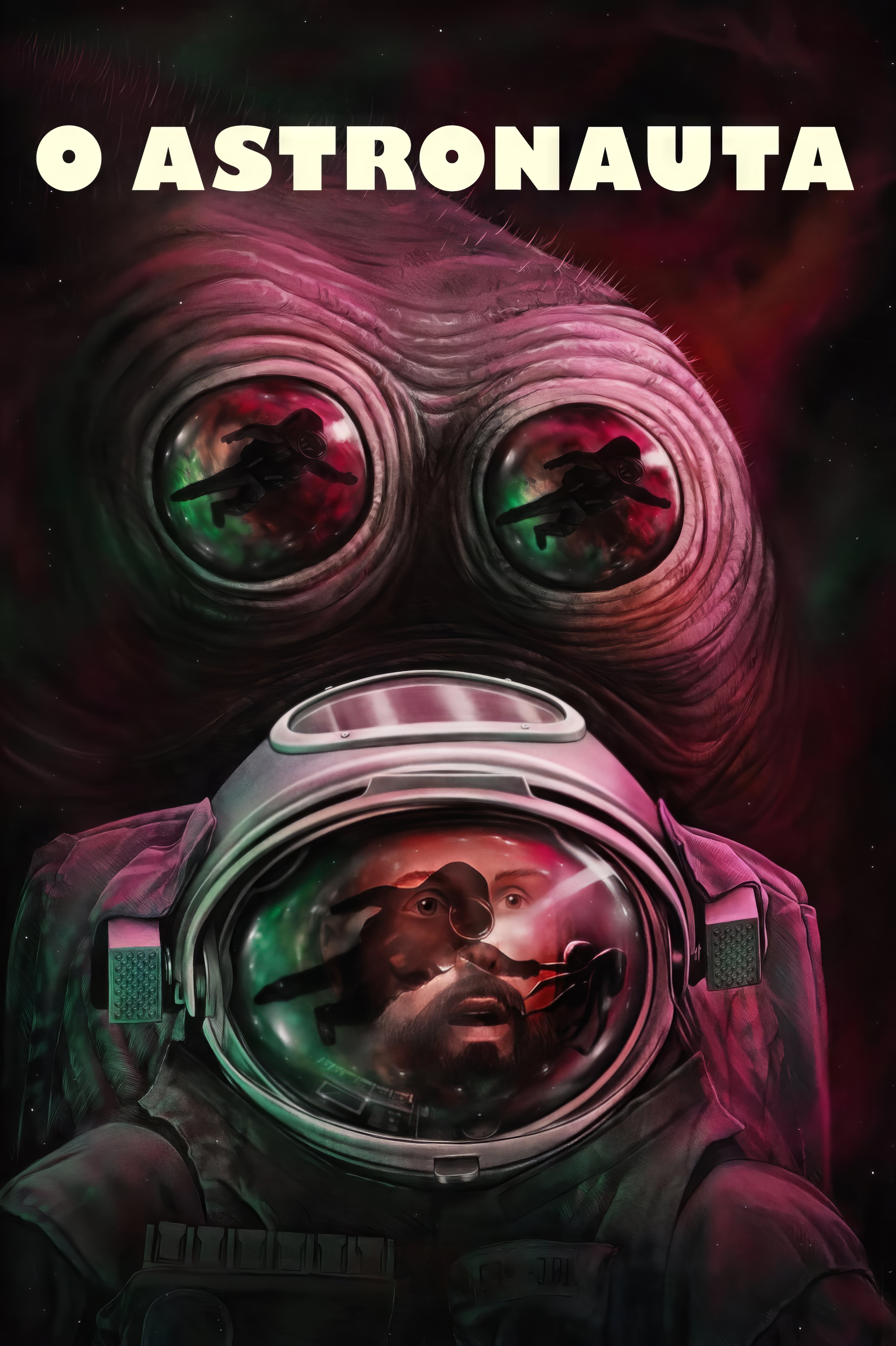 Spaceman 2024 movie inspired phone wallpaper featuring astronaut with reflective helmet.