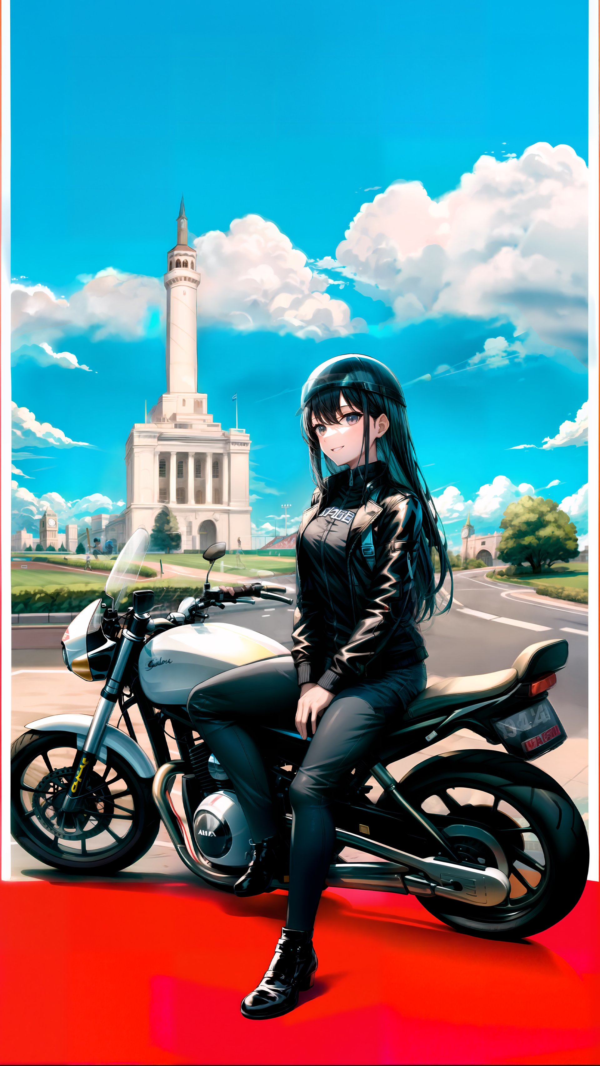 Download Tower Motorcycle Phone Wallpaper by manimen