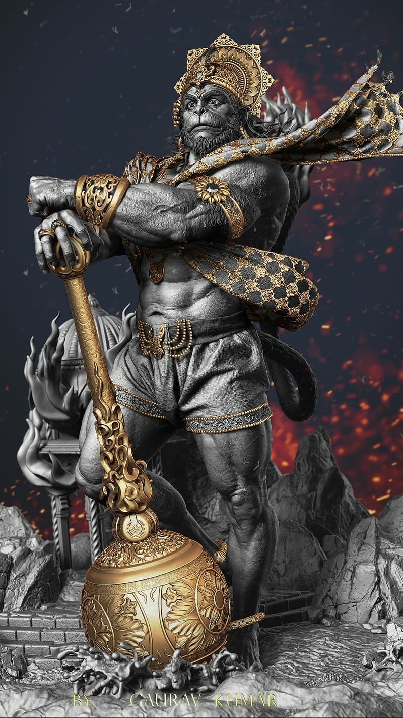 Download Lord Hanuman Phone Wallpaper