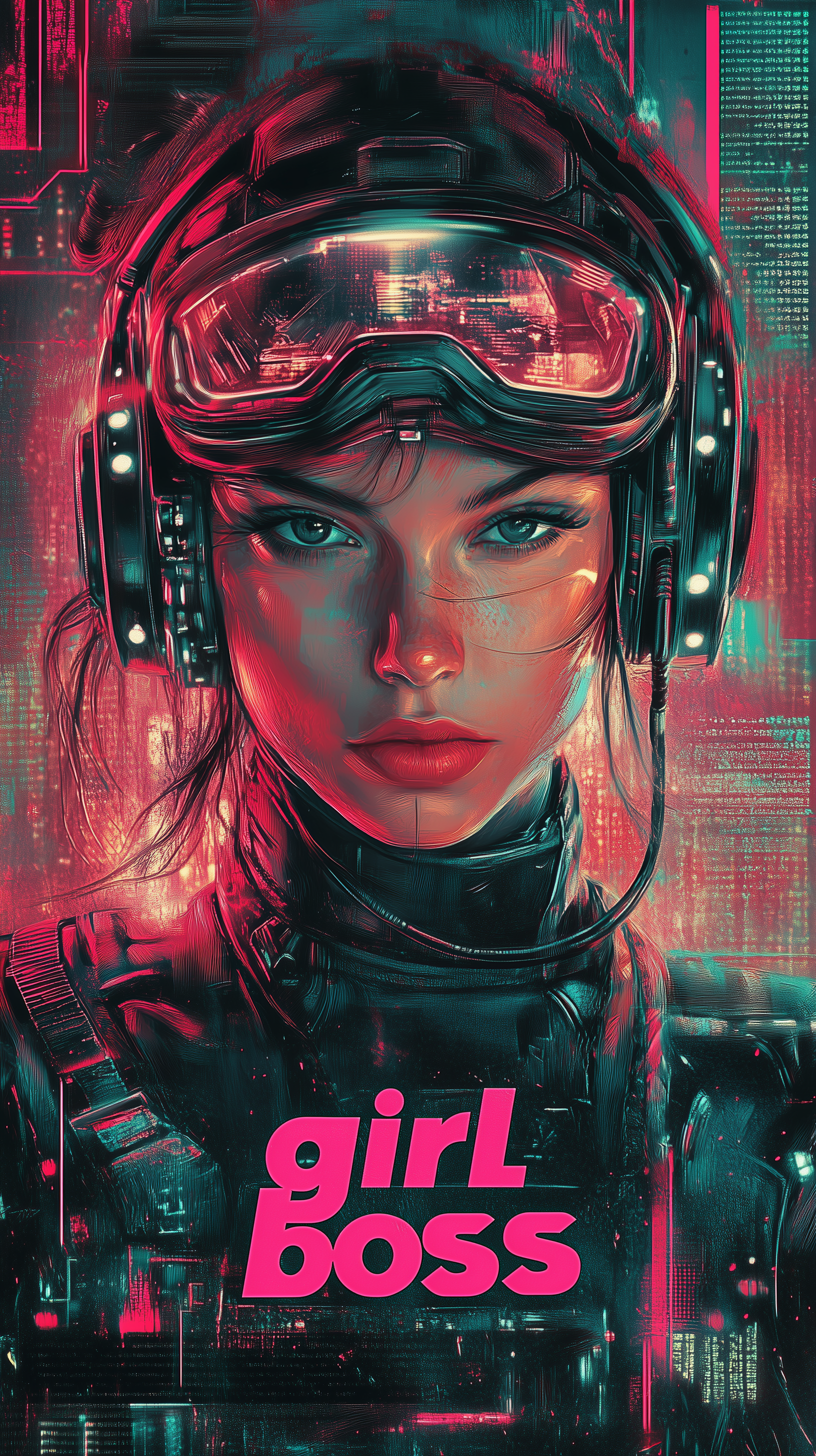 A stylish phone wallpaper featuring the bold message “Girl Boss,” empowering women to embrace leadership and confidence in their lives.