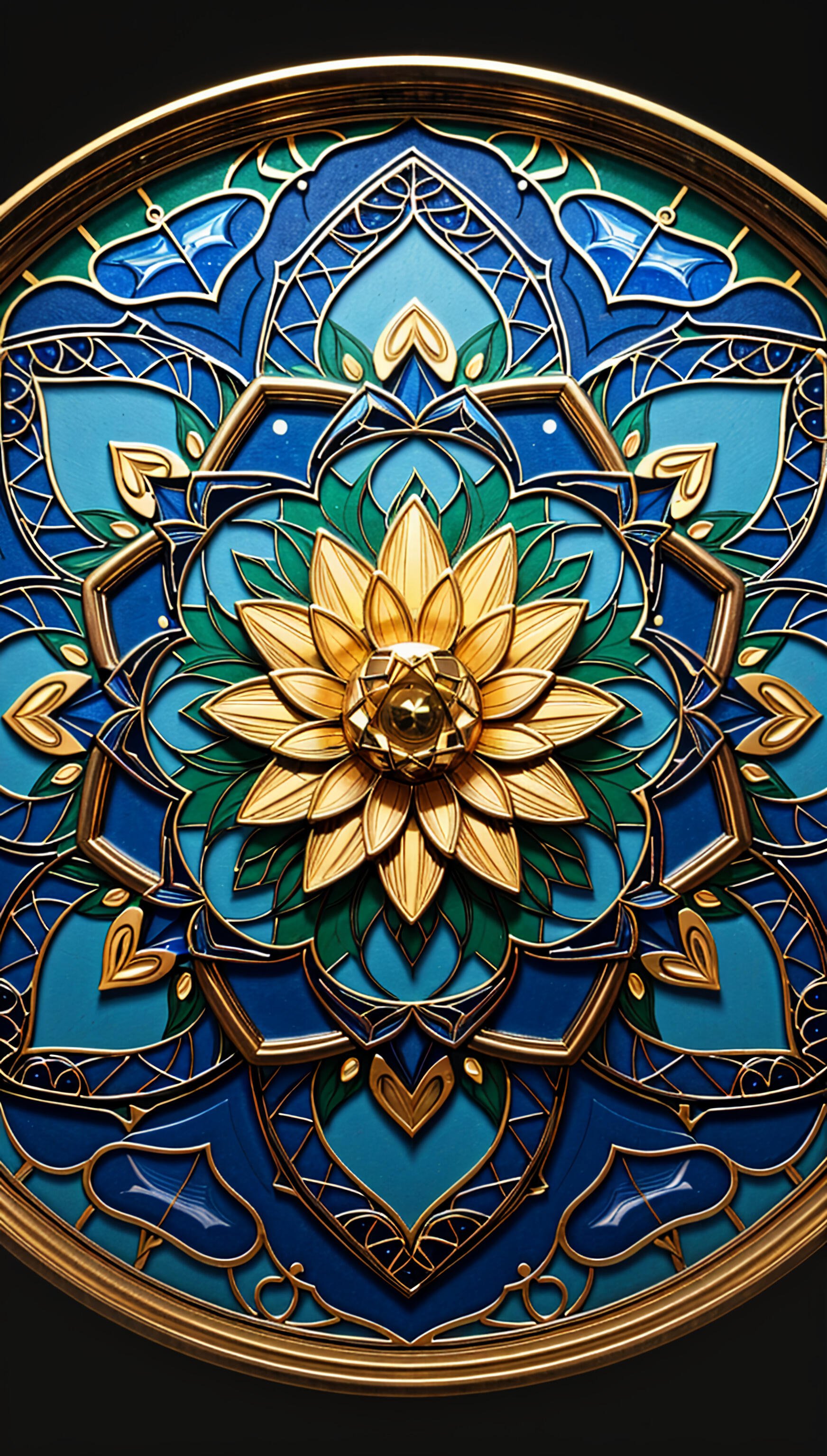 Harmony of Gold and Azure by AVImages