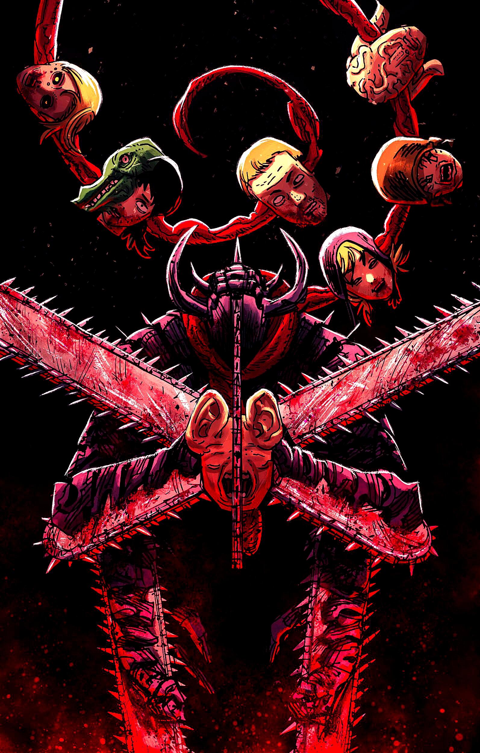 Download Chainsaw Man Phone Wallpaper