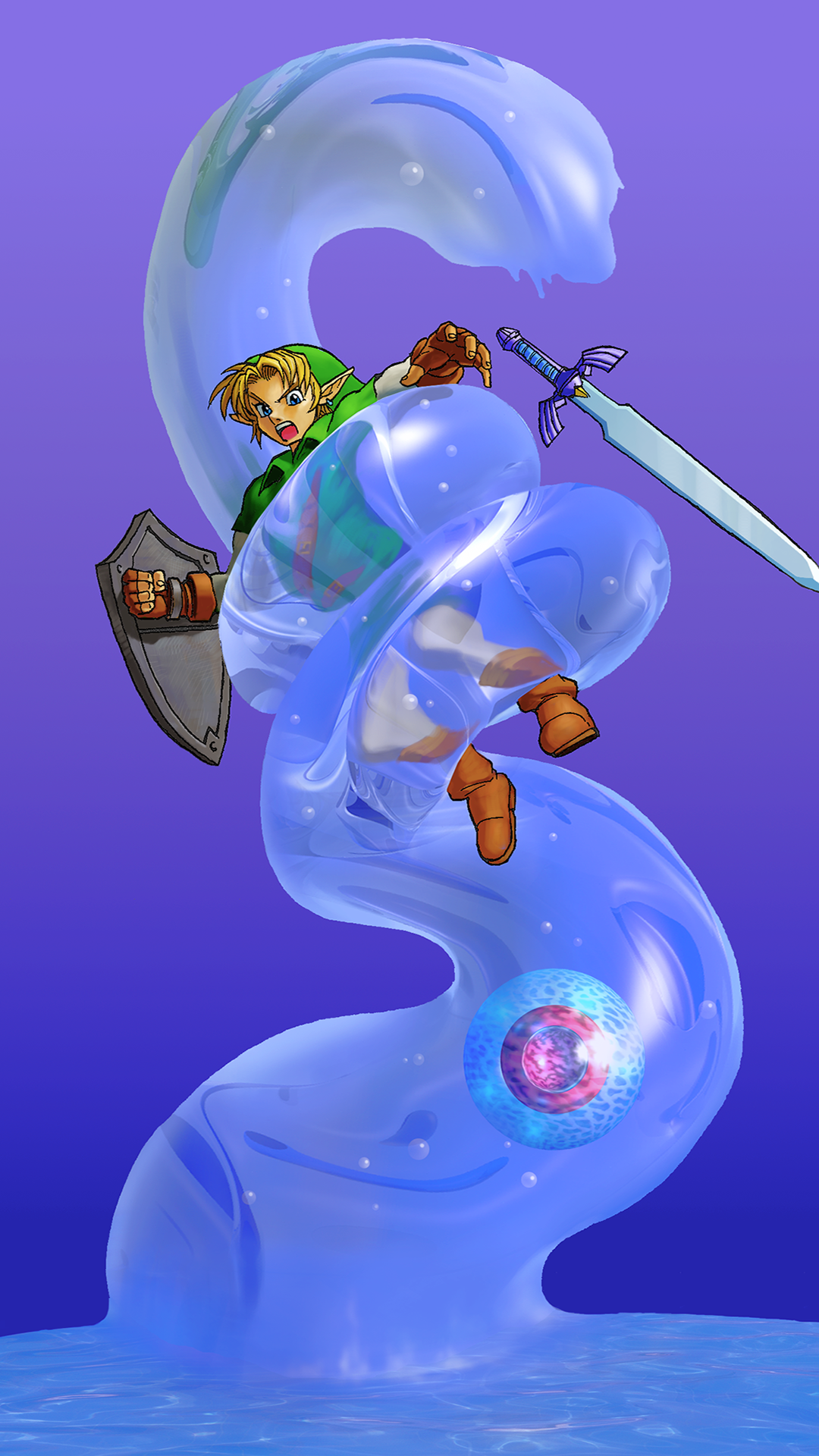 Download The Legend Of Zelda: Ocarina Of Time Link Phone Wallpaper