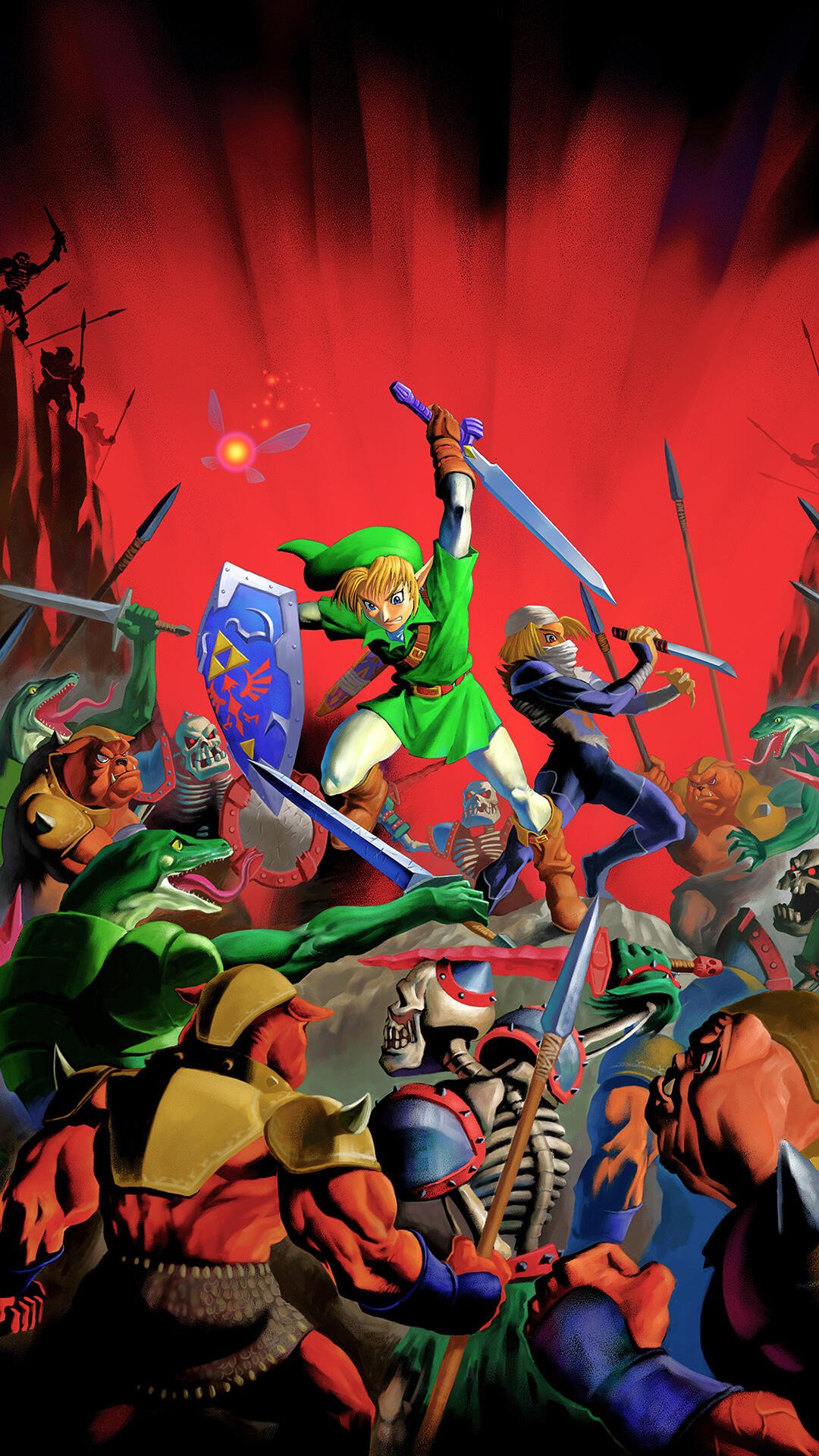 Download The Legend Of Zelda: Ocarina Of Time Link Phone Wallpaper