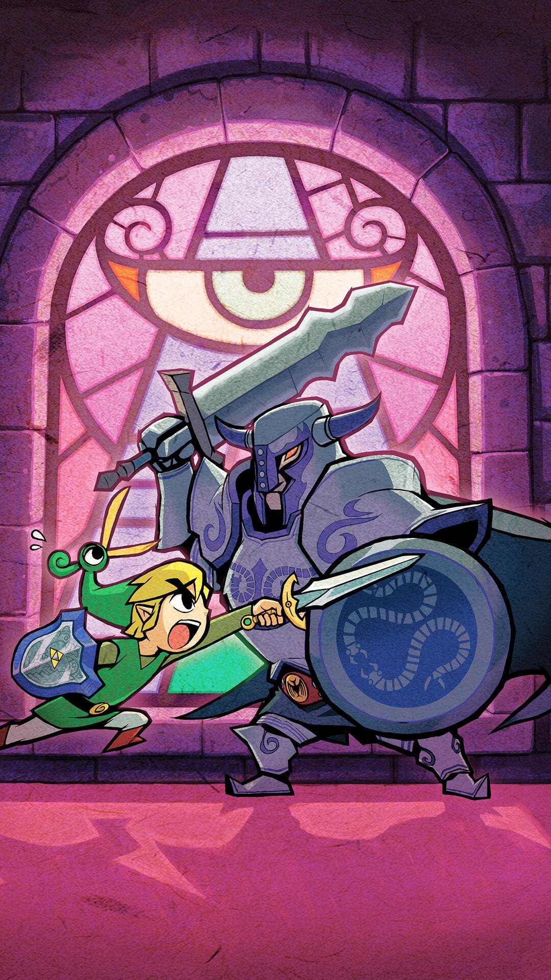 Download The Legend Of Zelda: The Minish Cap Link Phone Wallpaper