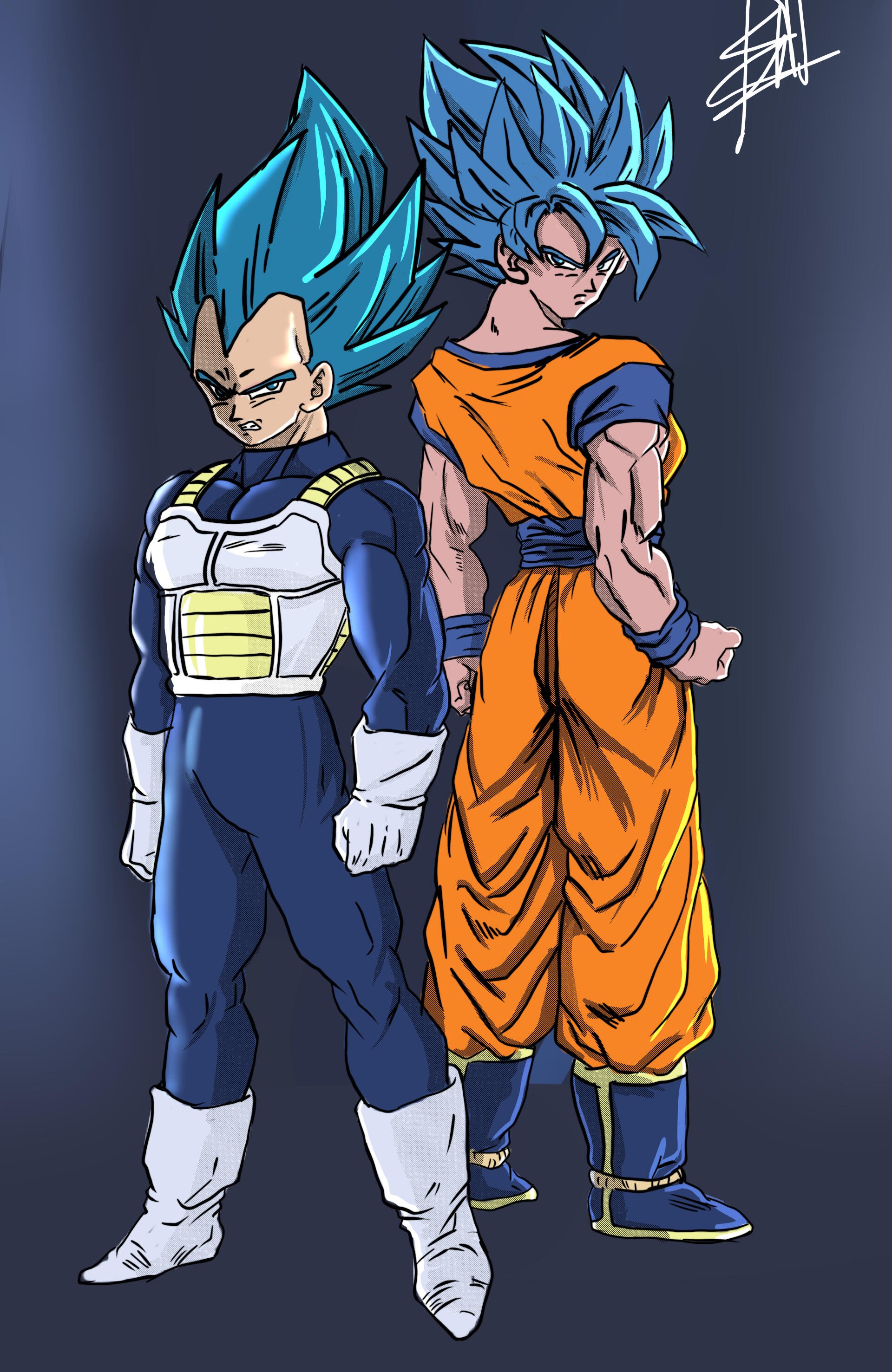 GOKU VEGETA by LOKI666