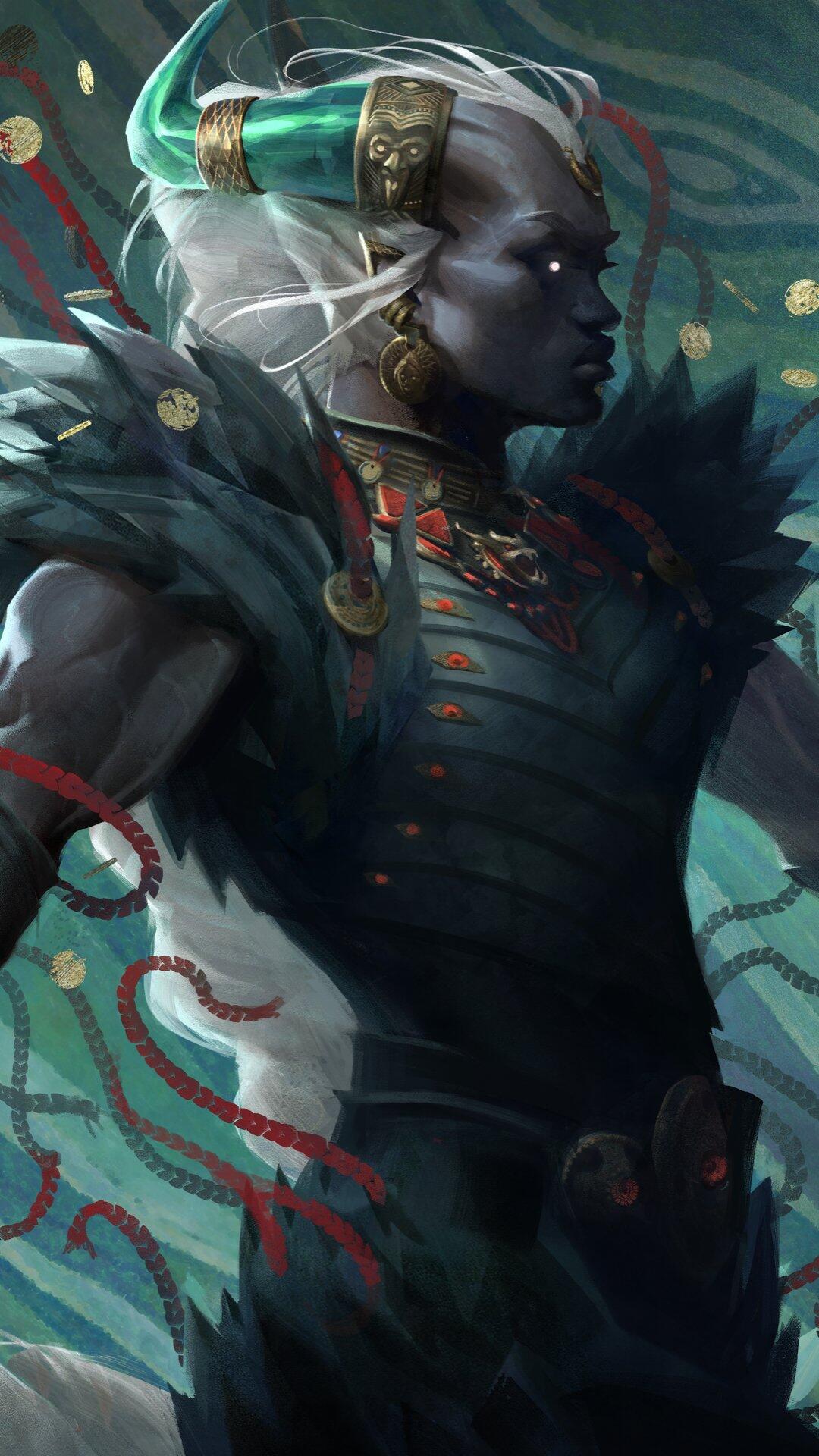 Dragon Age: The Veilguard Necromancer Phone Wallpaper