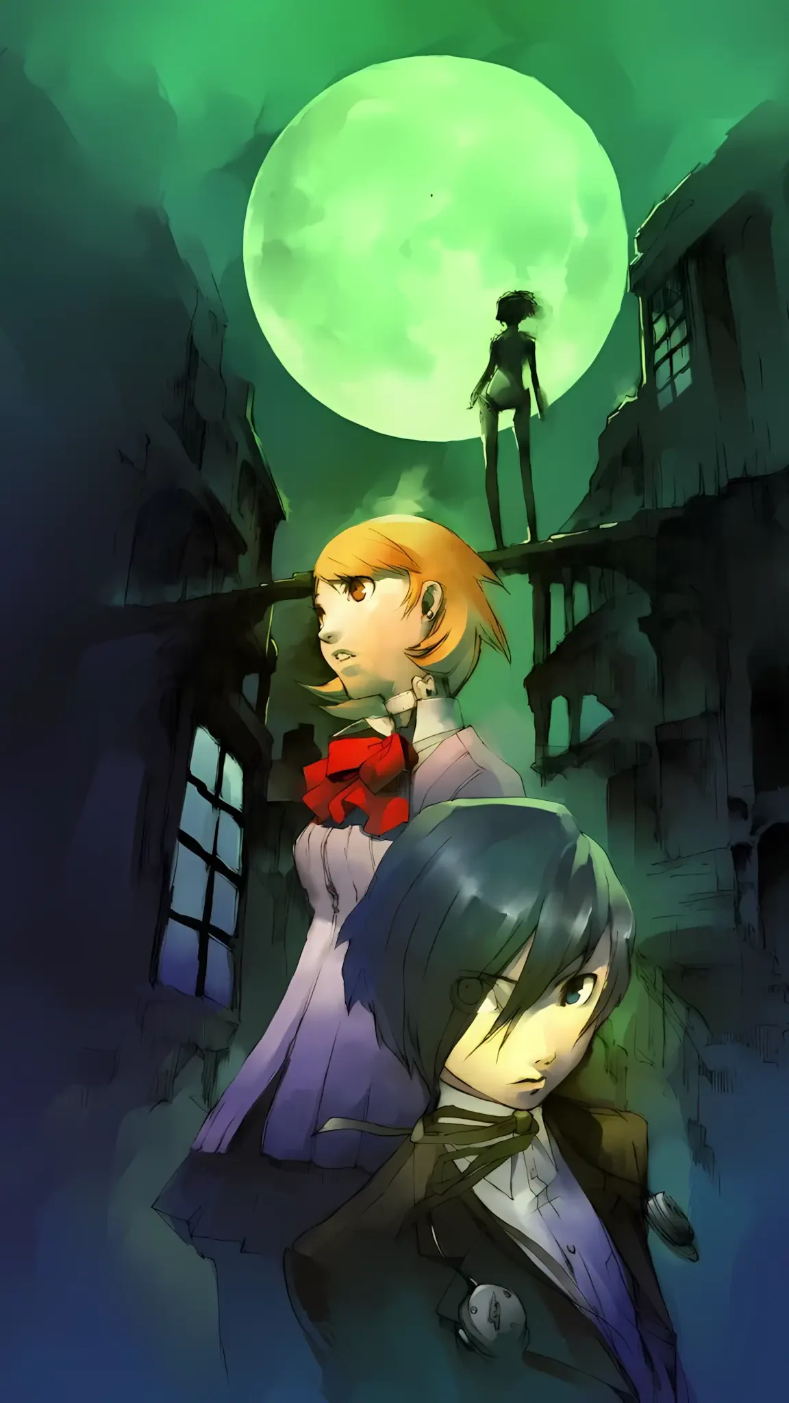 Download Persona 3 Aigis (Persona) Yukari Takeba Makoto Yuki Phone Wallpaper