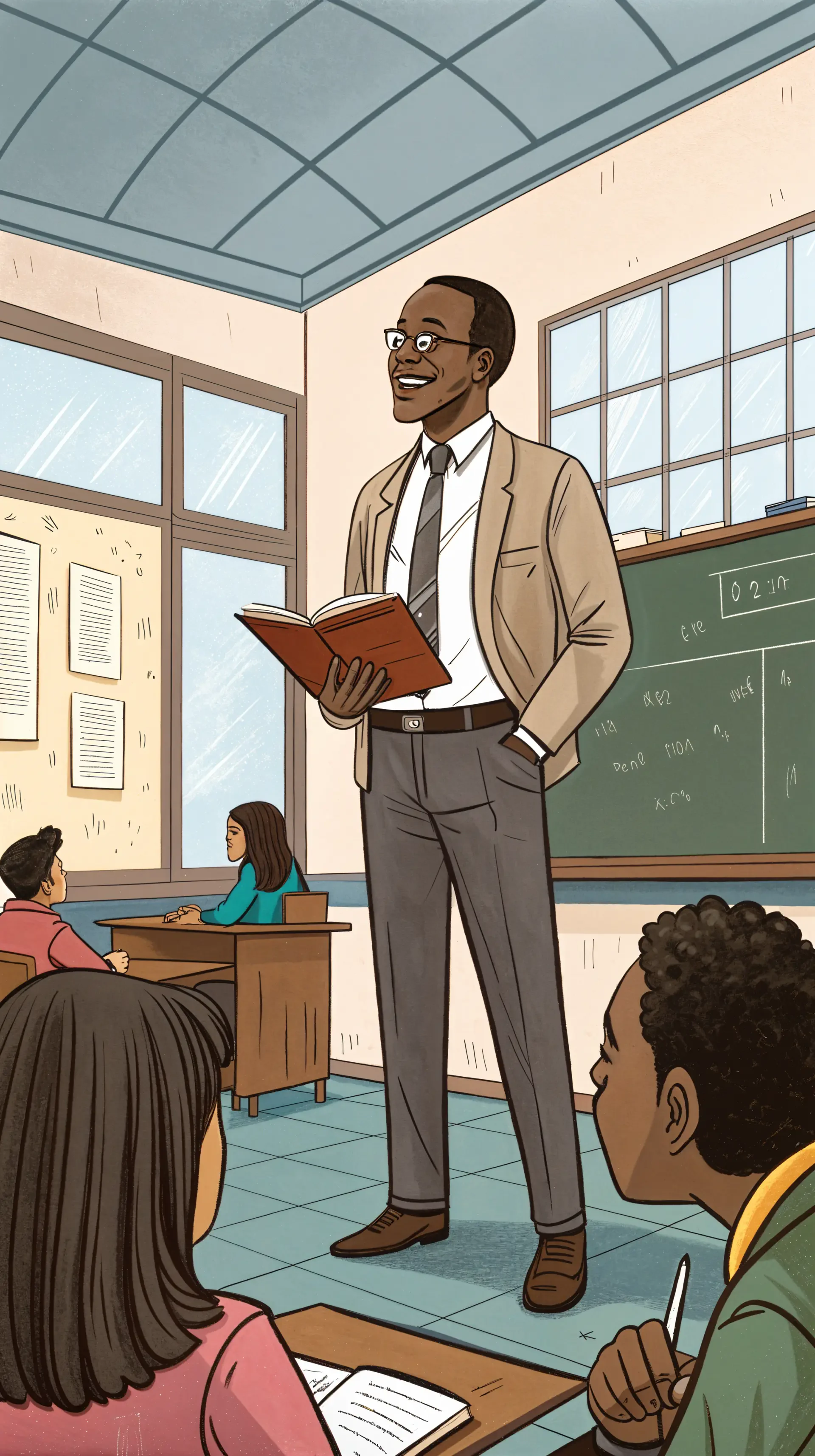 Inspiring Teacher Wallpaper for Your Phone by QuantumCurator