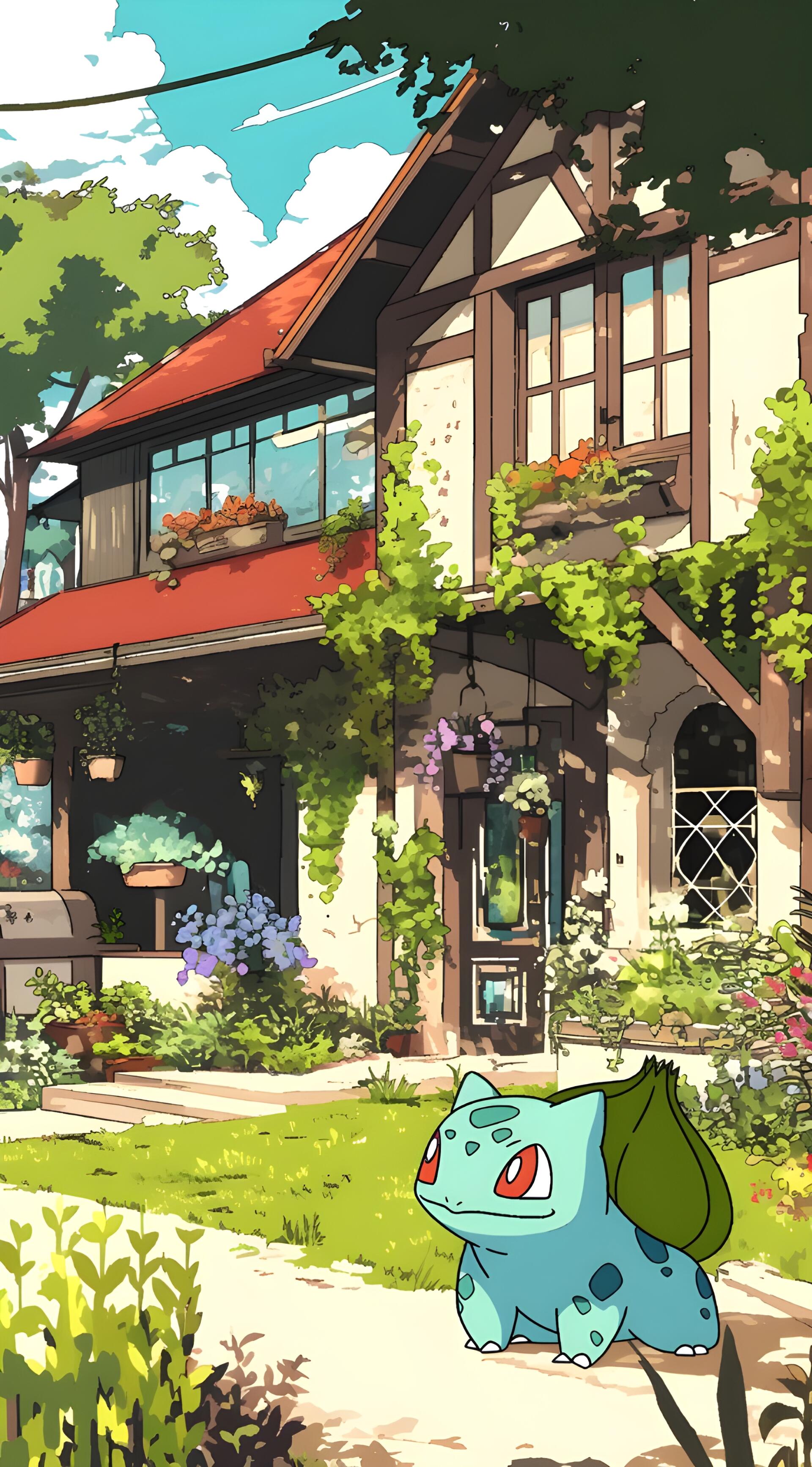 Bulbasaur 32-Bit Pixel Art – Retro Pokémon Green Wallpaper by TheCrazys