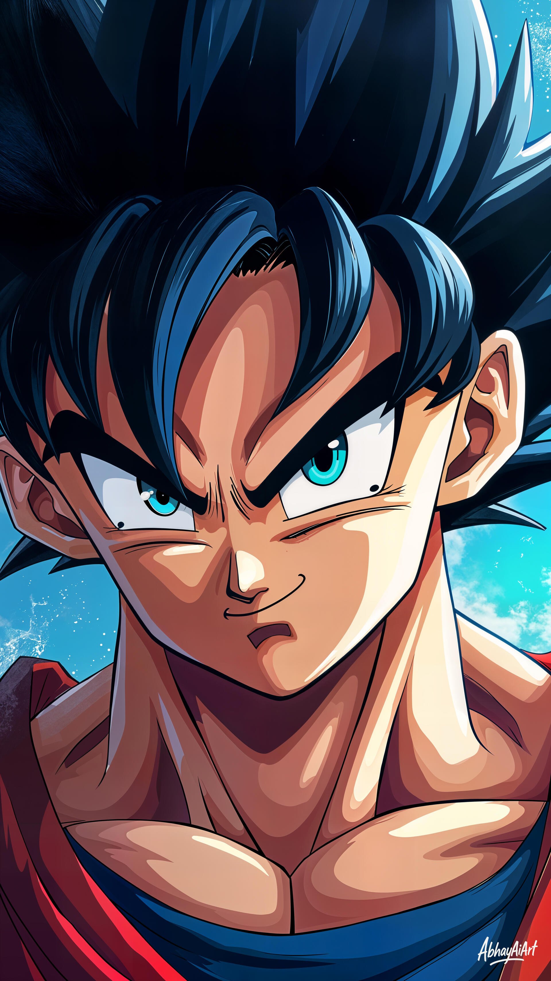 Goku by AbhayAiArt