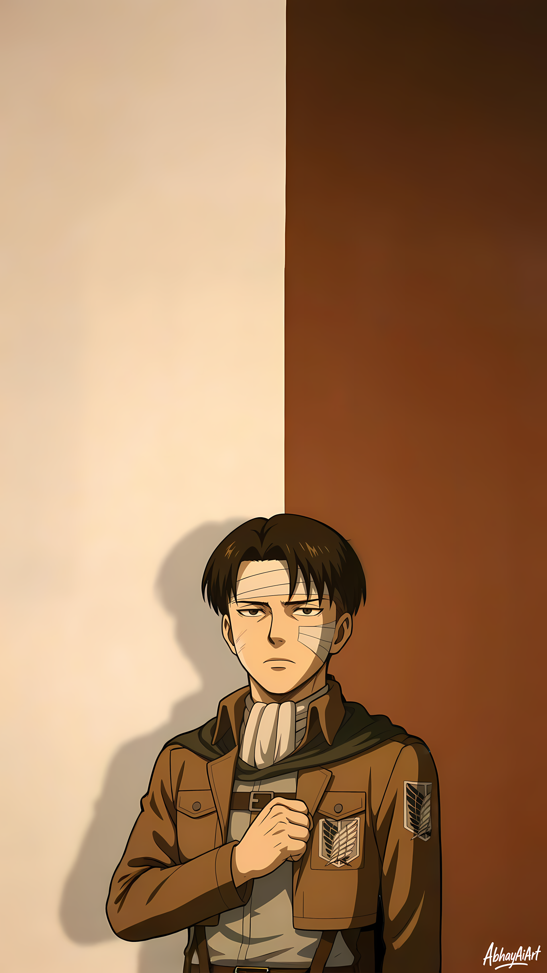 levi ackerman by AbhayAiArt