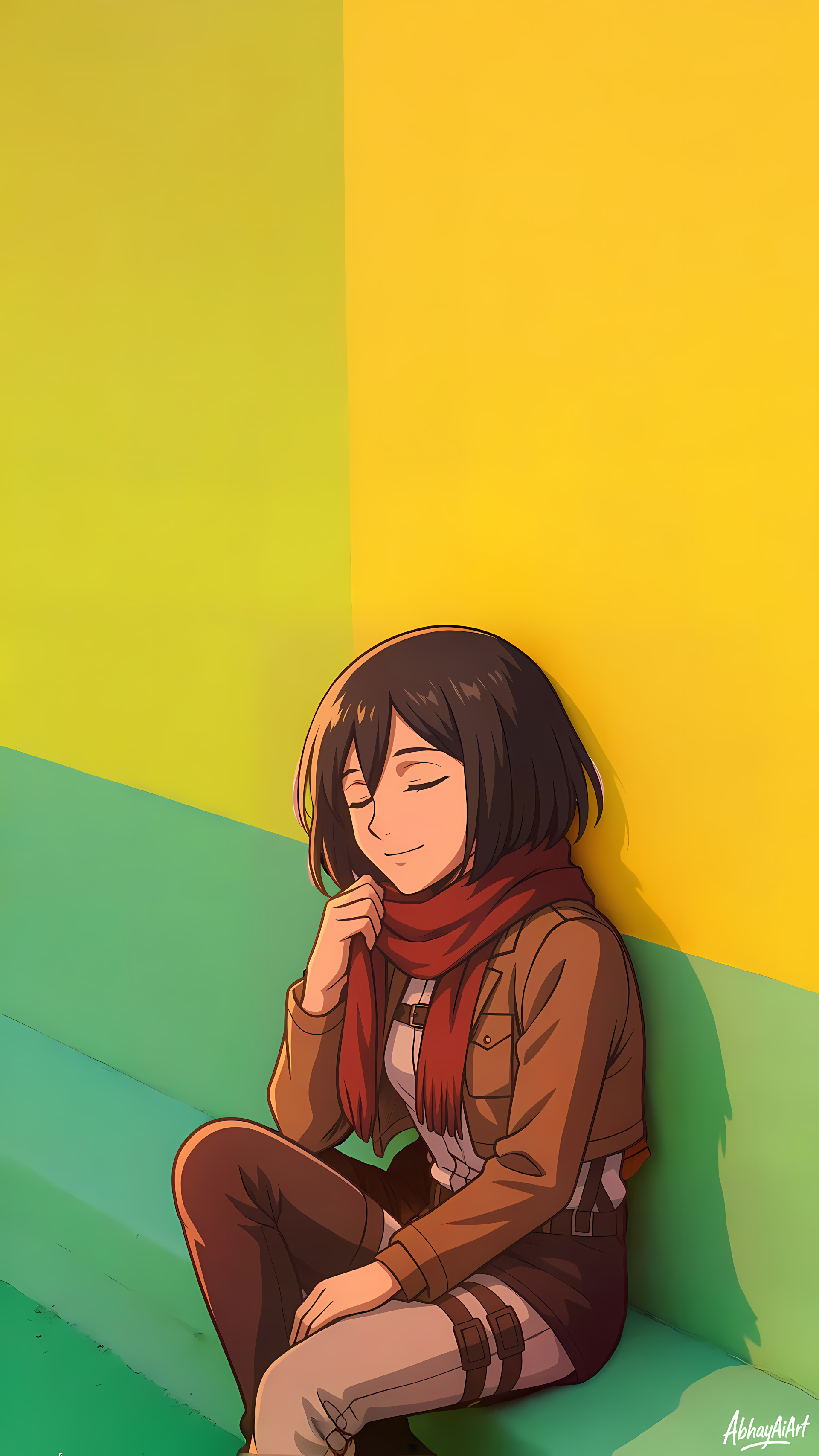 Mikasa Ackerman by AbhayAiArt