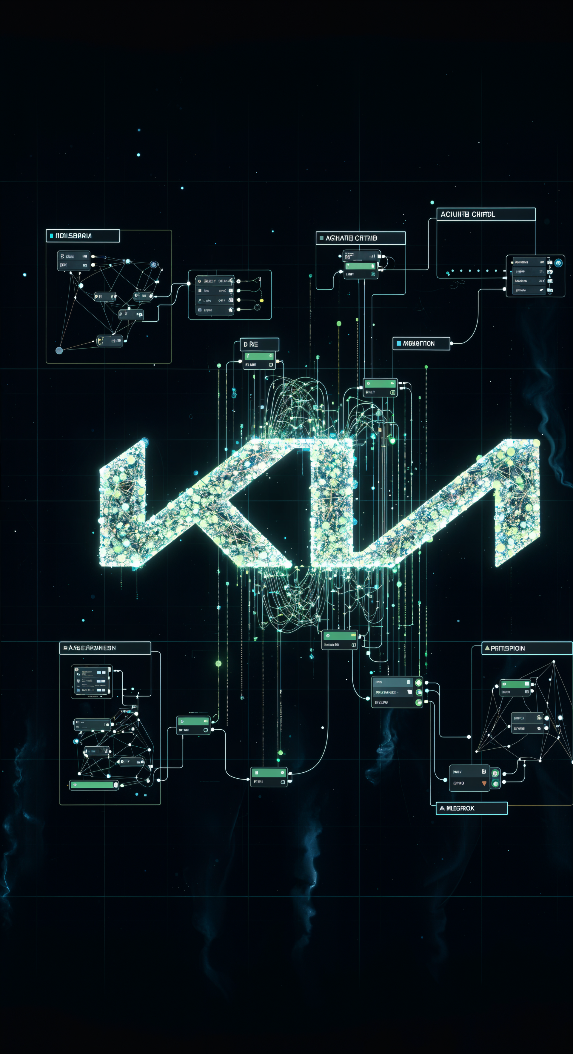 Phone wallpaper featuring a futuristic, glowing Kia logo with digital circuit patterns on a dark background, designed for iPhone and Android displays.