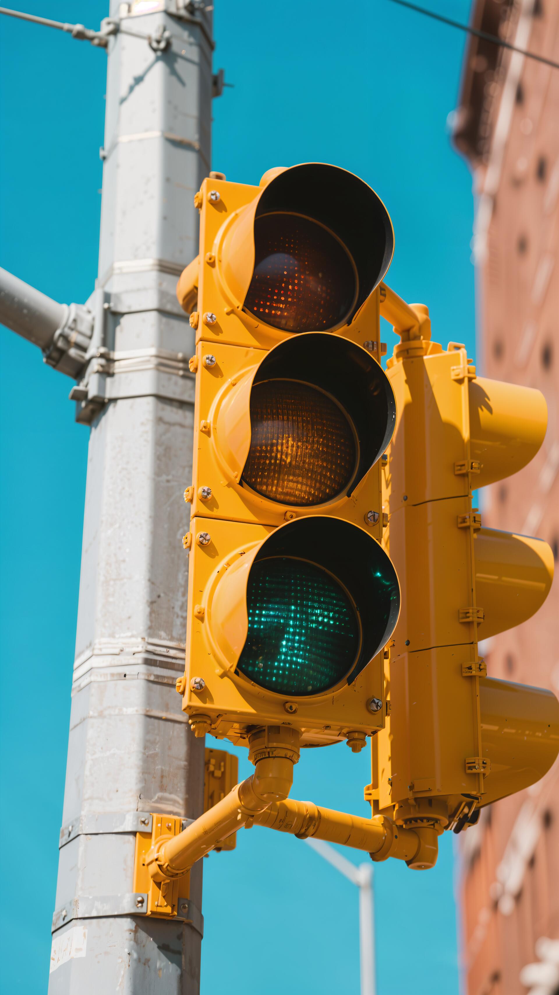 Download Traffic Light Green Light Phone Wallpaper by QuantumCurator