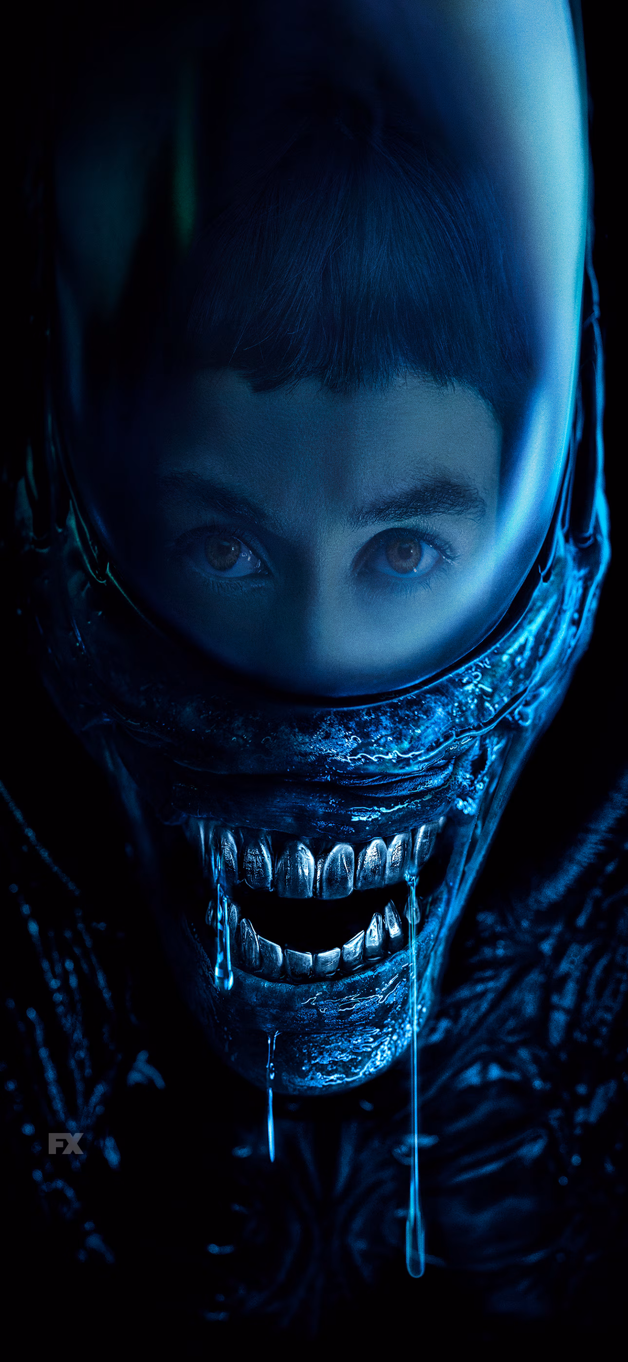 Alien: Earth — Echoes of the Void (Phone Wallpaper)