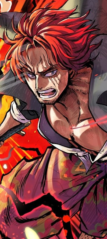  Monkey D. Luffy &amp; Shanks by Cidades_Art