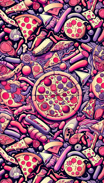 Meat Lovers Pizza iPhone Wallpapers