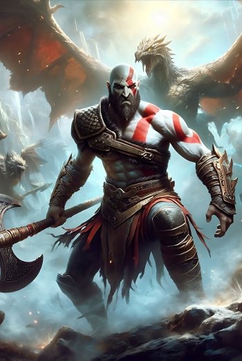 God of War Kratos (God Of War) video game Phone Wallpaper