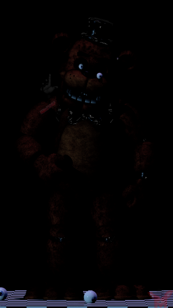 Fazbear Entertainment Freddy Fazbear's Pizza Classic Animatronics Original Animatronics Five Nights at Freddy's Phone Wallpaper