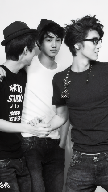  KAI Phone Wallpaper | EXO - MAMA (Photoshoot; 4K UPSCALE)