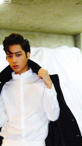  KAI Phone Wallpaper | EXO - MAMA (Photoshoot; 4K UPSCALE)