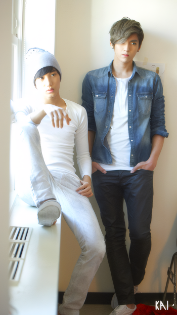  KAI Phone Wallpaper | EXO - MAMA (Photoshoot; 4K UPSCALE)