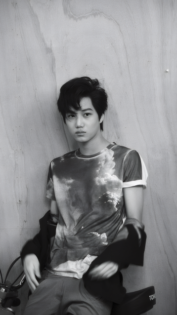  KAI Phone Wallpaper | EXO - MAMA (Photoshoot; 4K UPSCALE)
