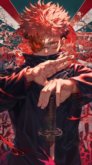 Jujutsu Kaisen fan art Phone Wallpaper