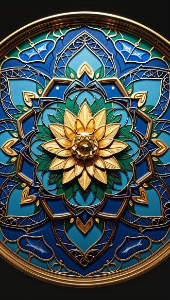  Harmony of Gold and Azure