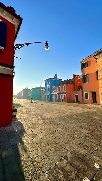 Italy photography Murano island colors street Phone Wallpaper