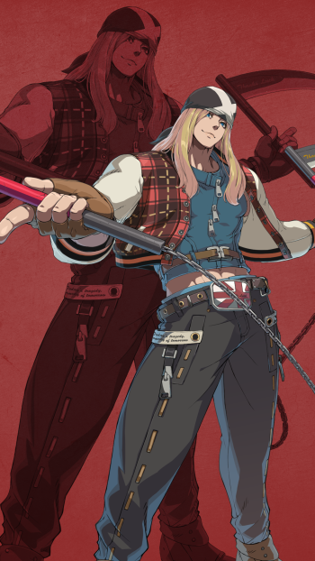 Guilty Gear Strive AXL LOW (Guilty Gear) simple Phone Wallpaper